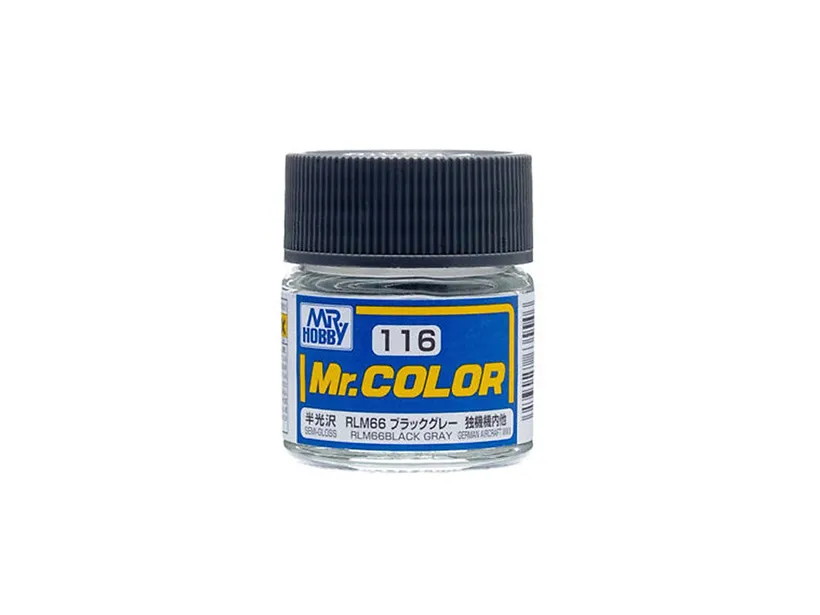 Краска Mr Color, серо-черная RLM66, полуматовая, C 116, 10 мл
