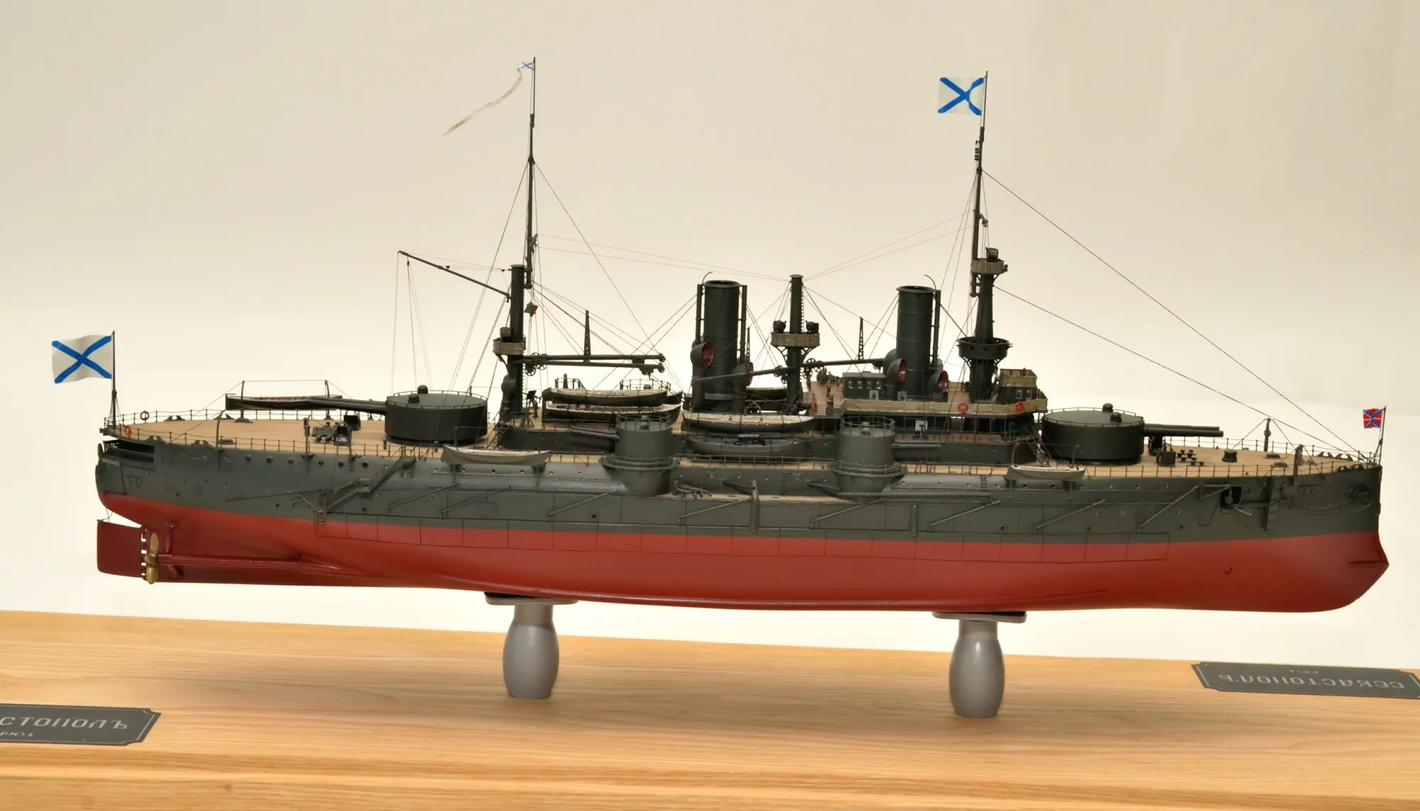 Модель корабля Эскадренный броненосец "Севастополь" - Верфь на Столе