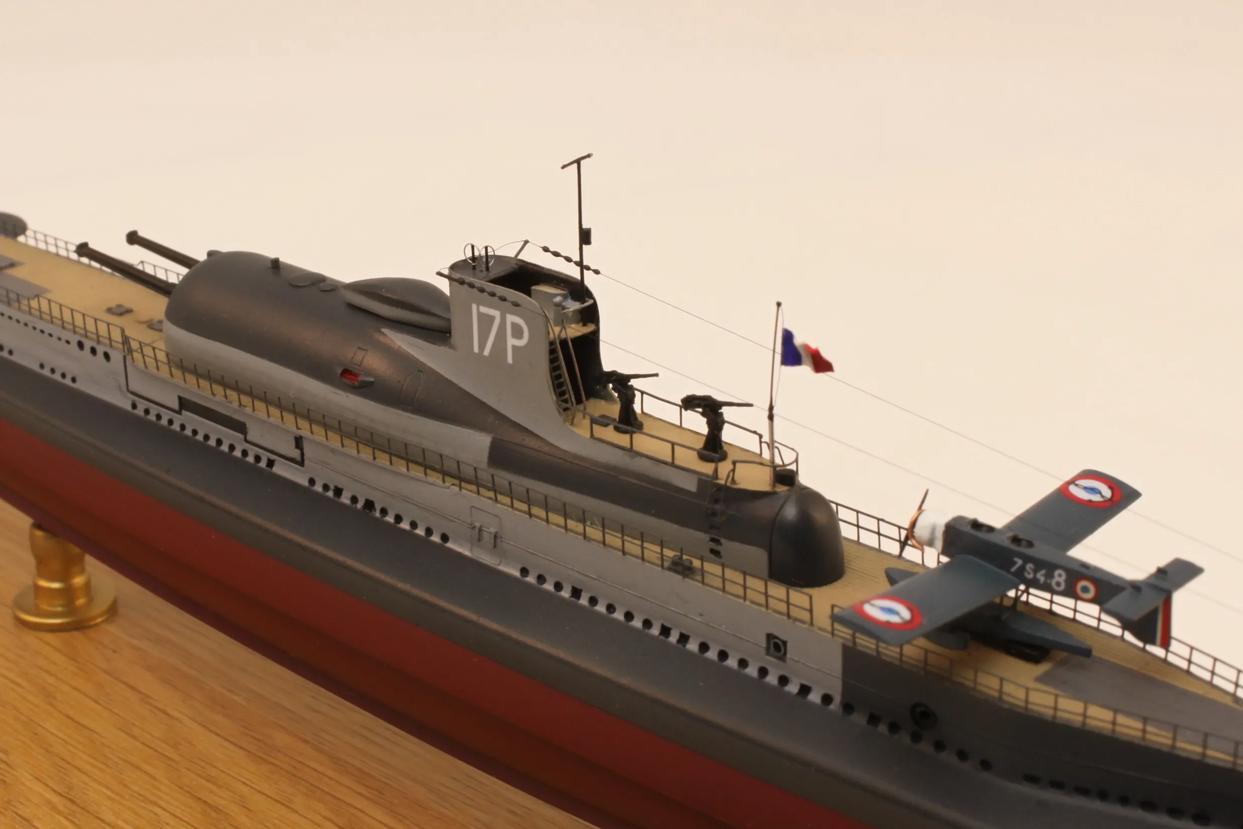 Модель корабля Подводная лодка "Сюркуф" - Верфь на Столе