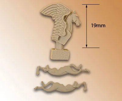 Носовая фигура Пегас, смола, масштаб 1:64