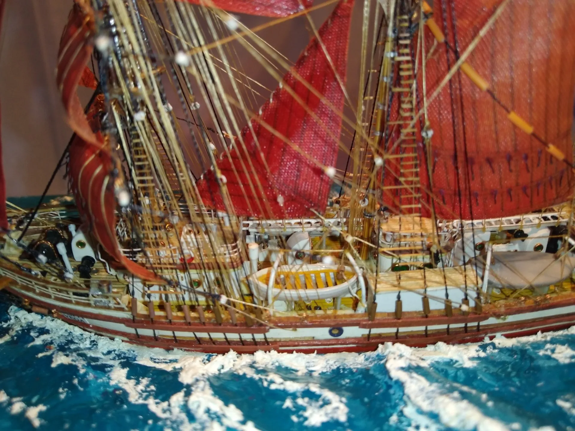 Модель корабля Баркентина "Вега" II - Верфь на Столе