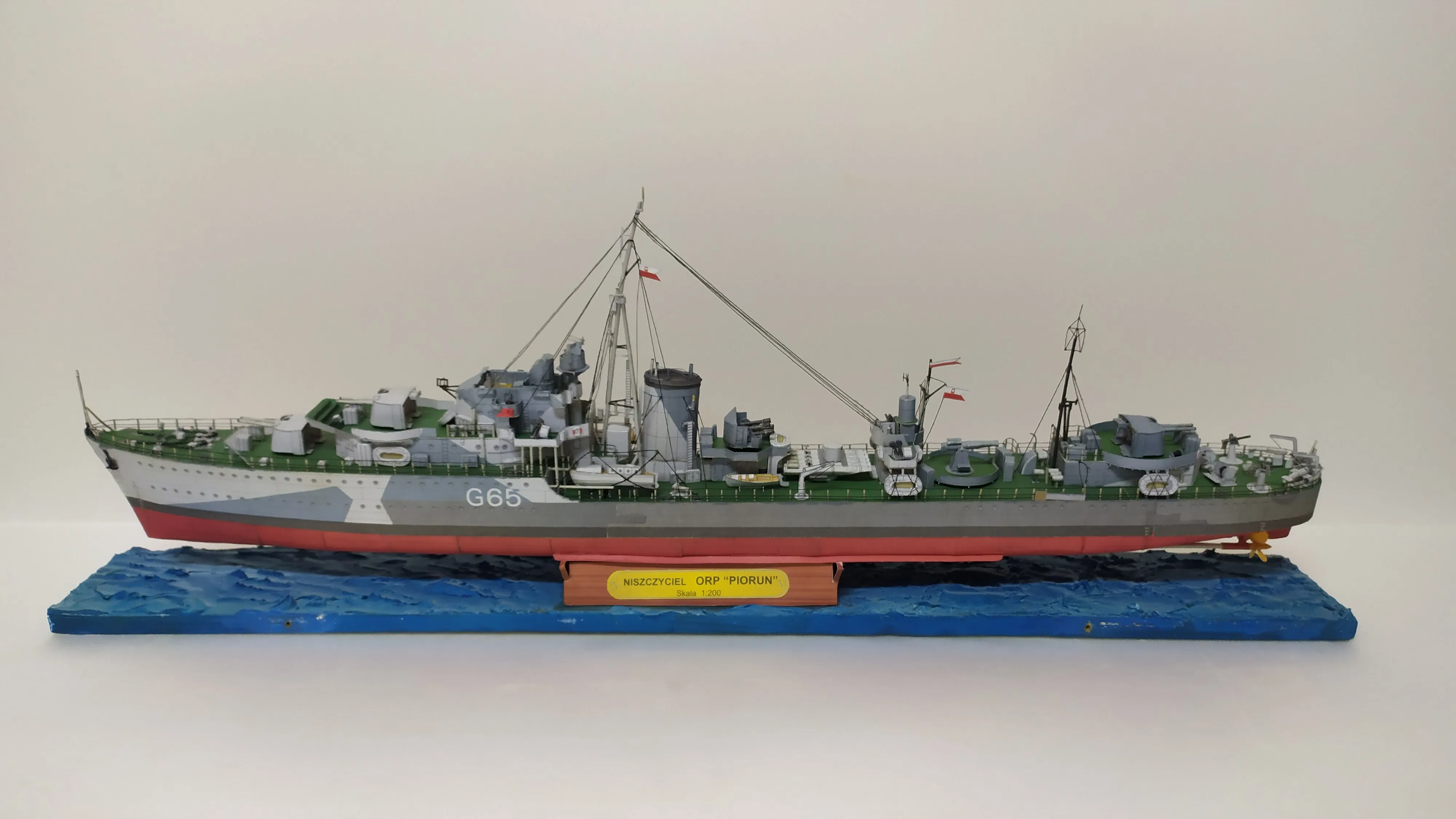Модель корабля Корвет ORP "PIORUN" - Верфь на Столе