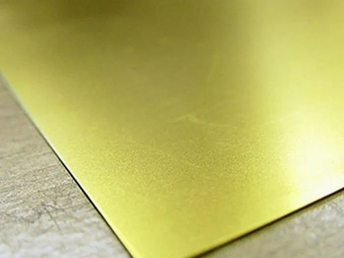 Латунь 1 мм, лист 15х30 см