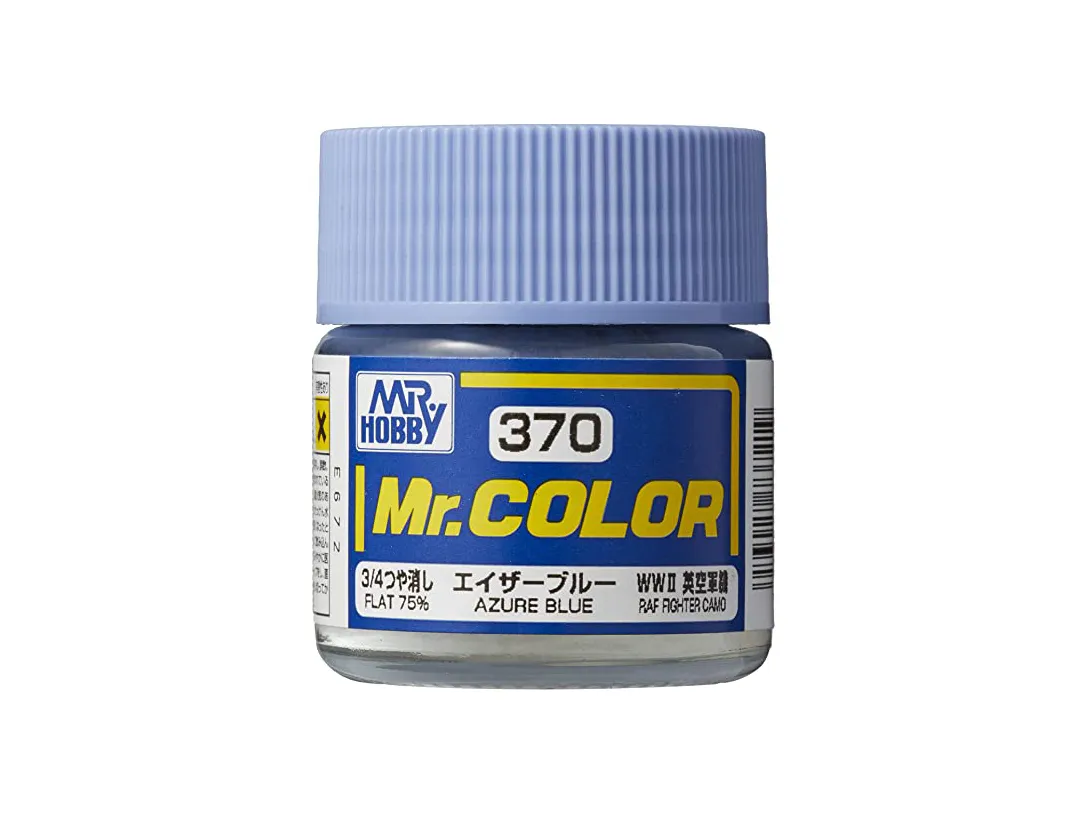 Краска Mr Color, лазурно-голубая, матовая, C 370, 10 мл