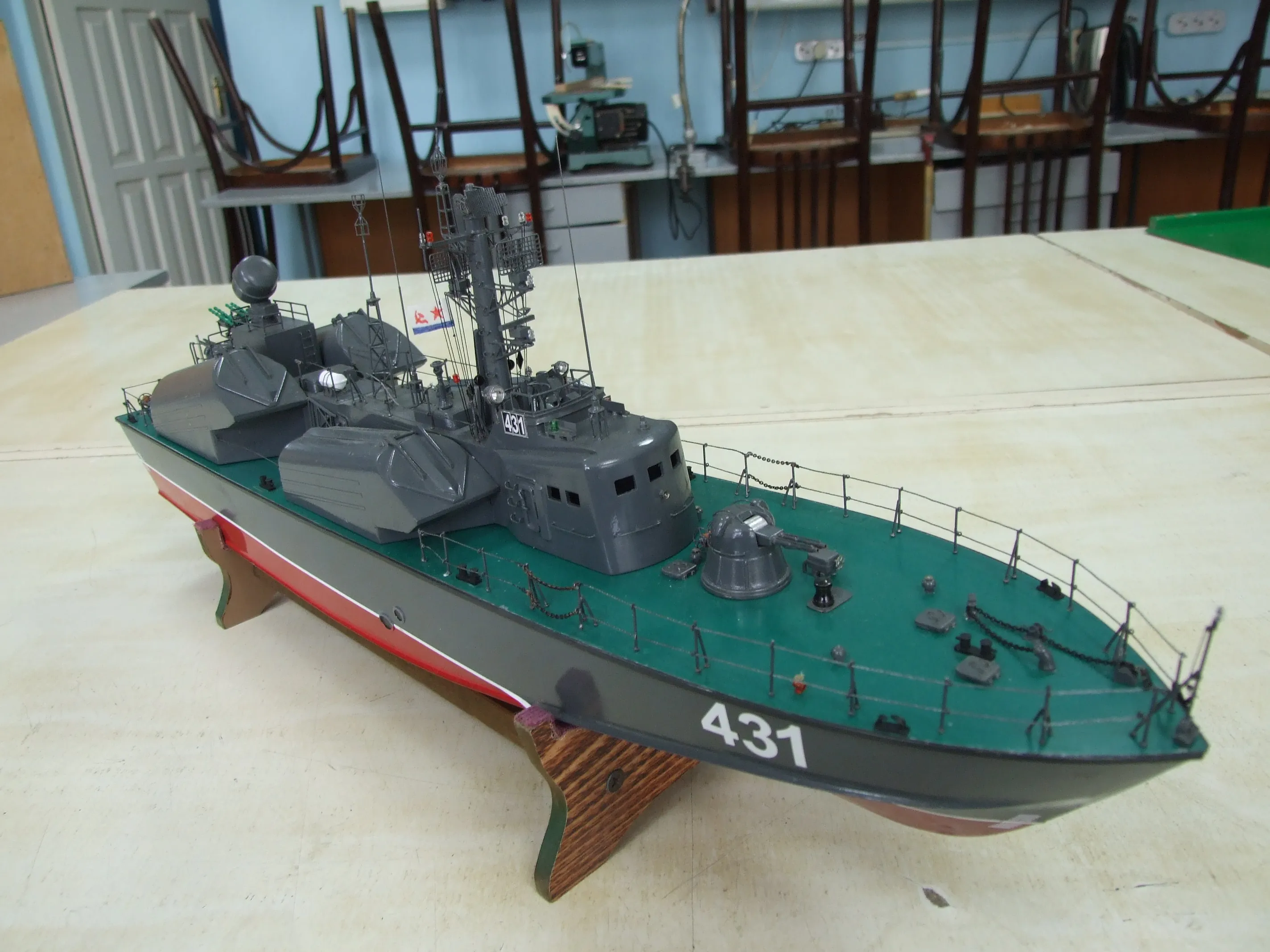 Модель корабля Ракетный катер пр.205Р "Оса" - Верфь на Столе