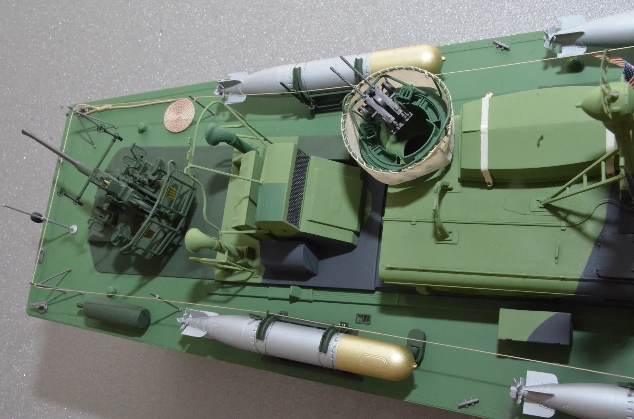 Модель корабля Elco 80 Torpedo Boat PT-596  - Верфь на Столе