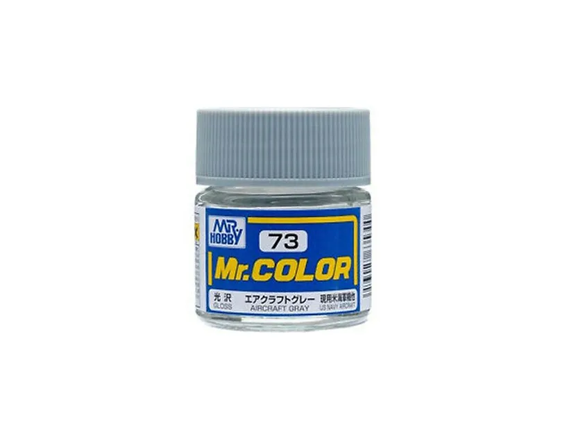 Краска Mr Color, авиационная серая, глянцевая, C 73, 10 мл