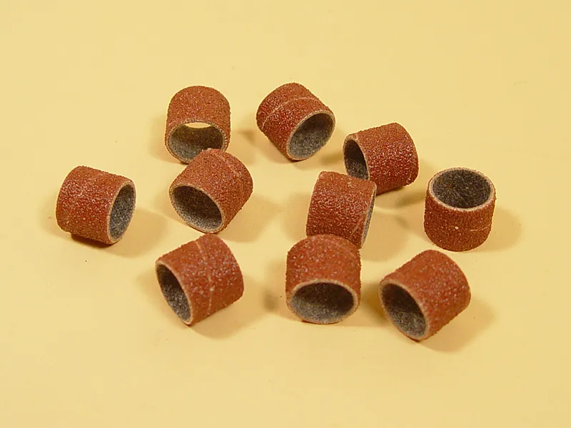 Цилиндр наждачный средний 13 мм, зерно 120, 10 шт JAS