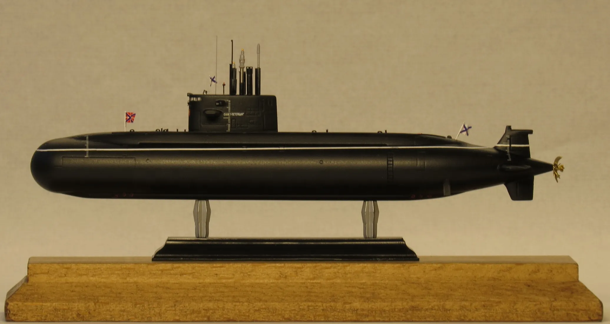 Модель корабля подводной лодки «Санкт Петербург» (Проект 677 «Лада»)  - Верфь на Столе