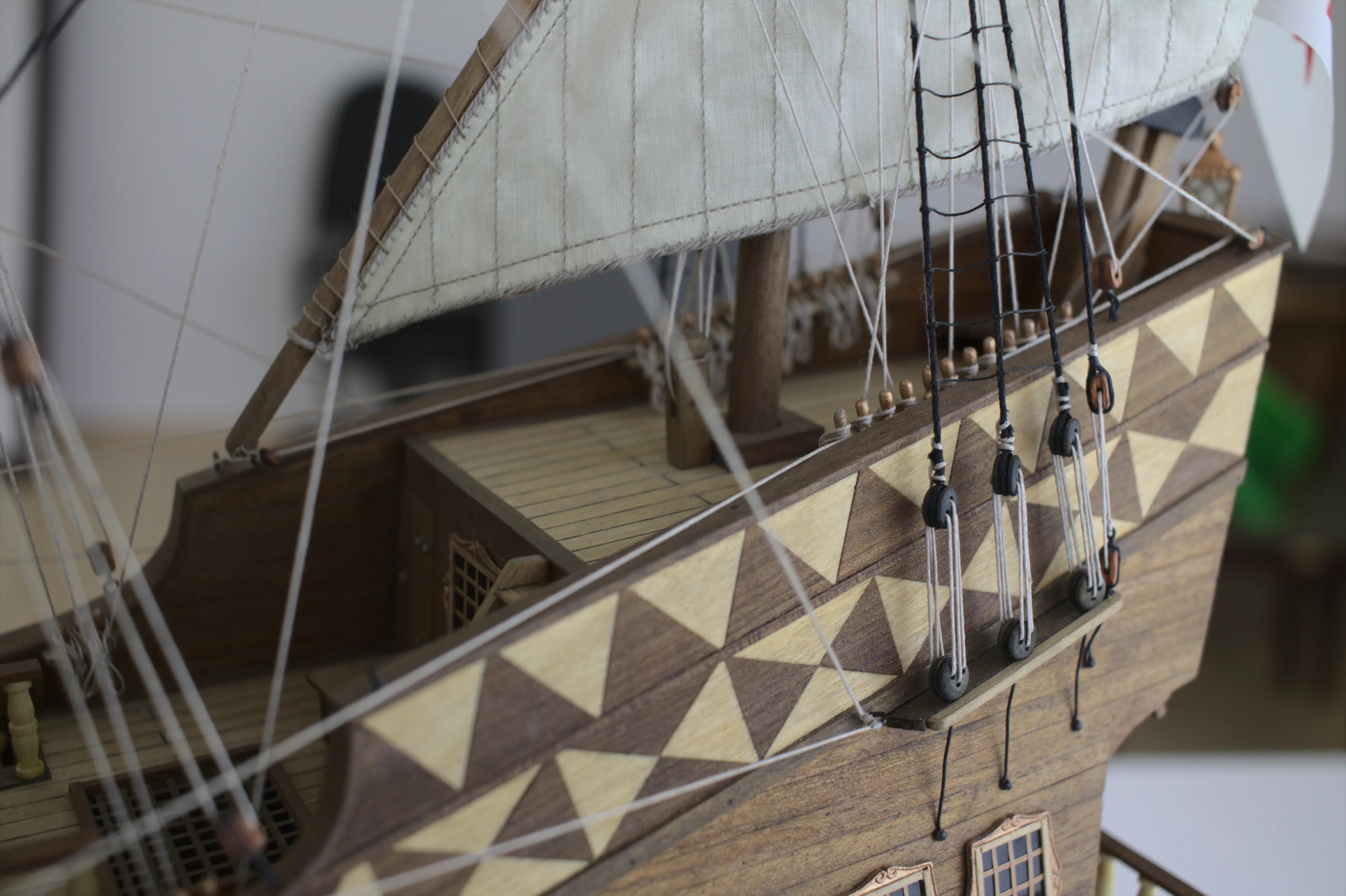 Модель корабля Галеон “Сан Джованни Батиста” конец XVI – начало XVII века. - Верфь на Столе