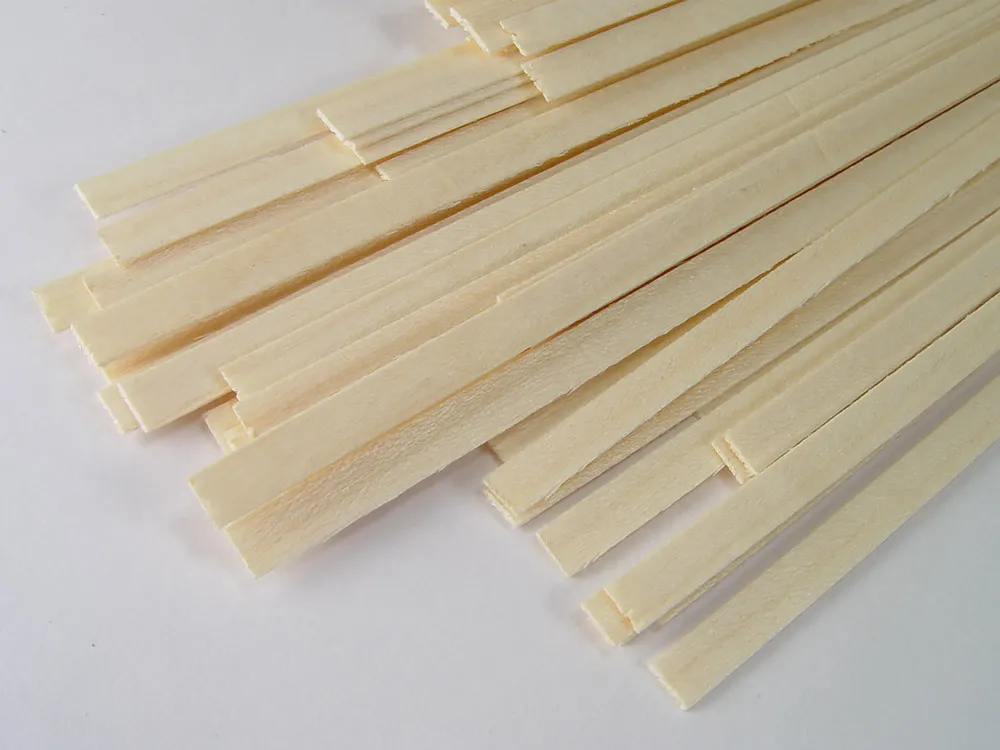 Рейка 0,5х6 мм, белый клен, 5 шт