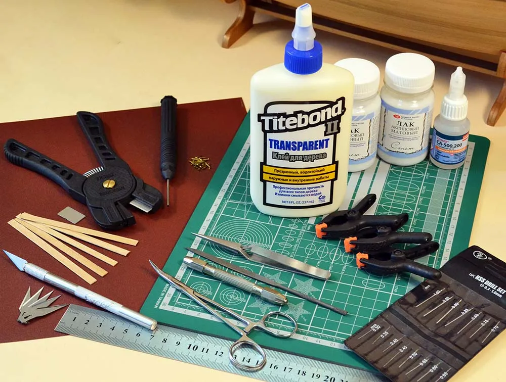 Галеон Revenge + (Полный набор инструментов, клея и краски)