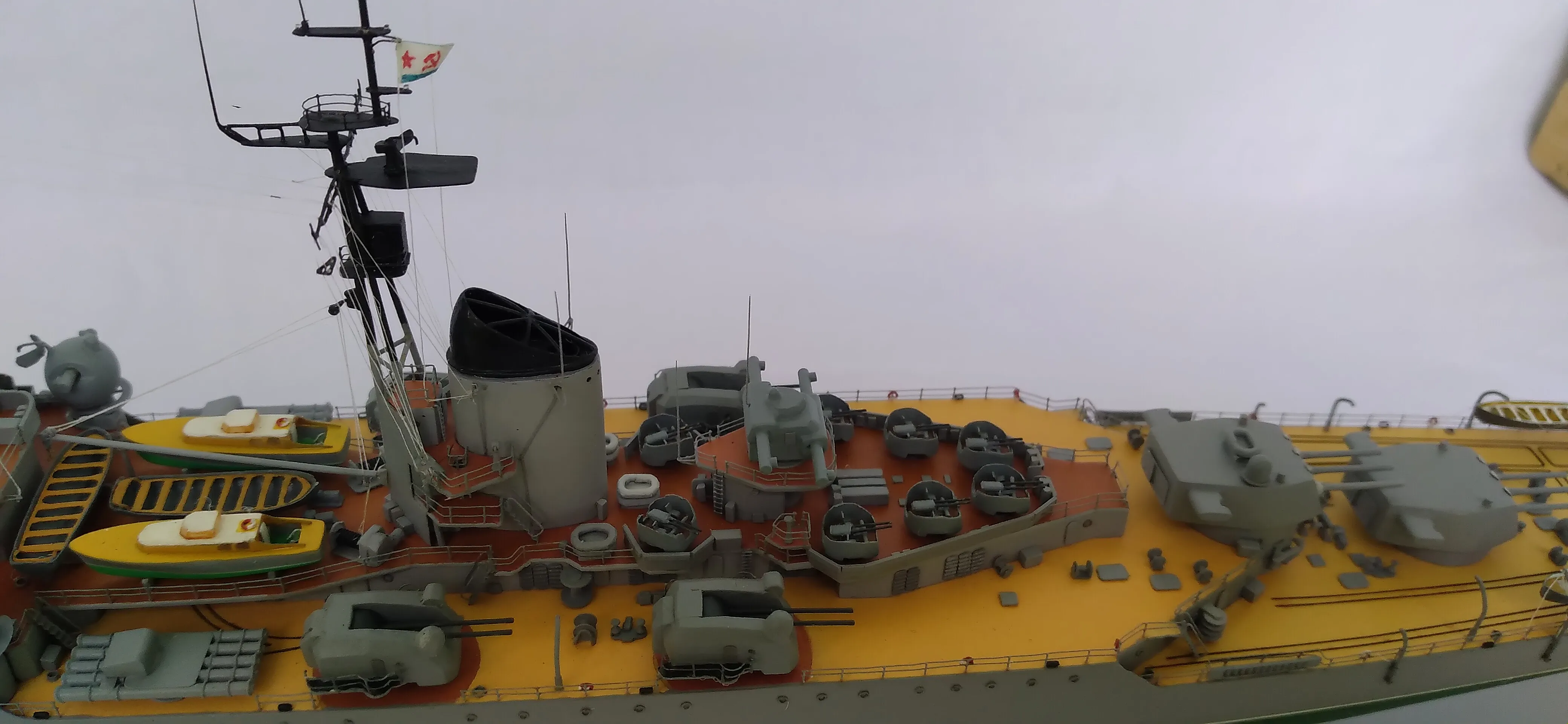 Модель корабля Артиллерийский крейсер "Адмирал Нахимов" - Верфь на Столе