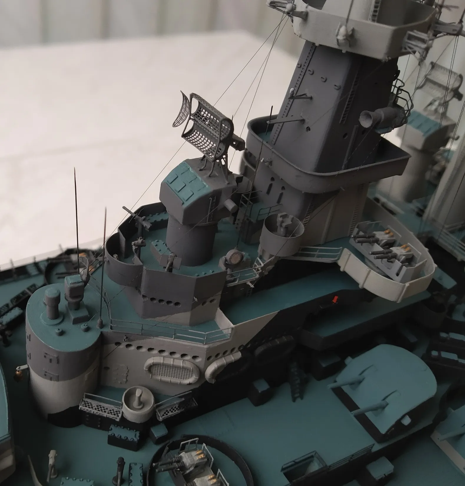 Модель корабля Линкор «North Carolina» - Верфь на Столе