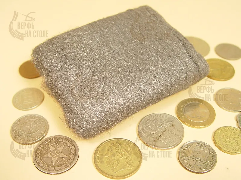 Стальная вата (стальная шерсть), зернистость 00, 25 гр