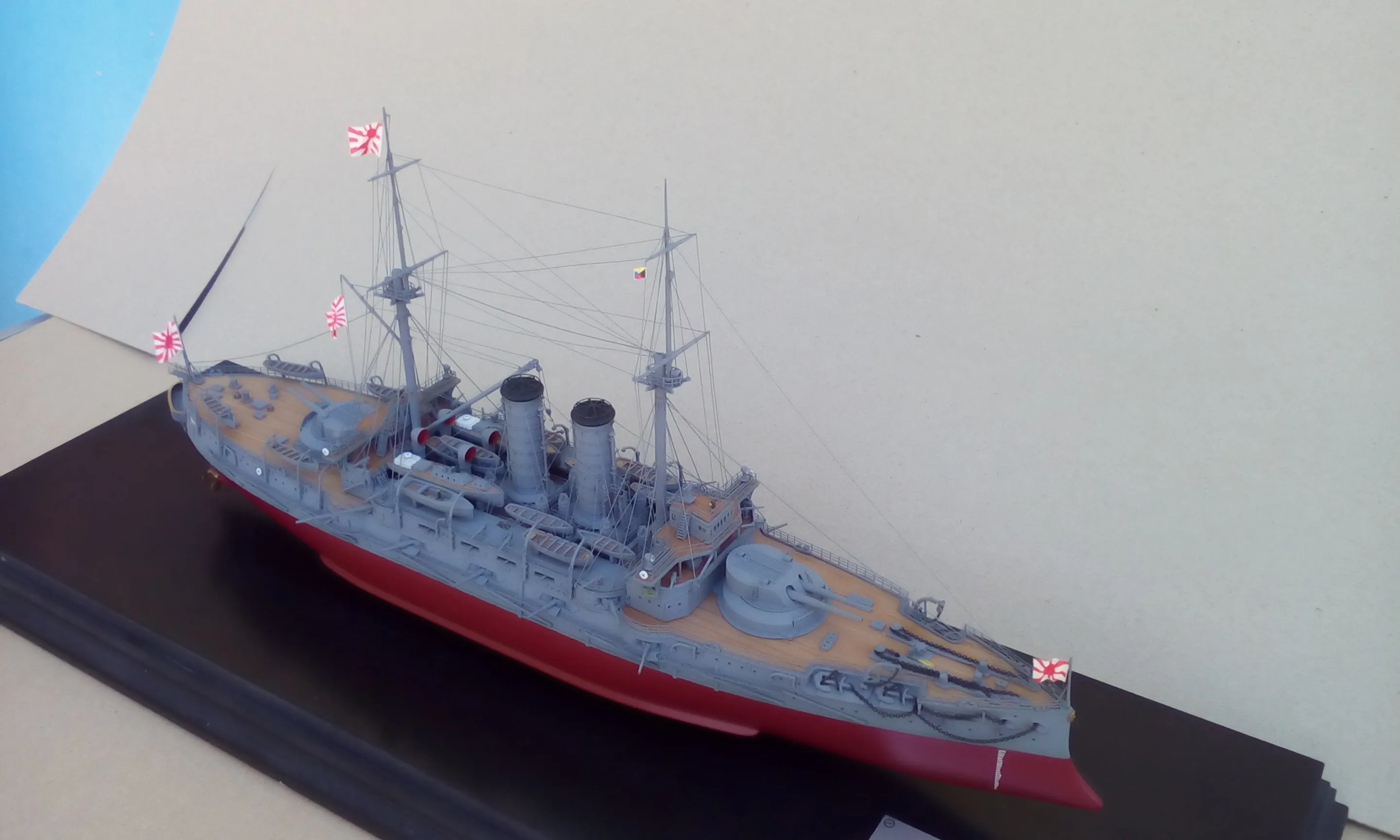 Модель корабля Броненосец "MIKASA" - Верфь на Столе