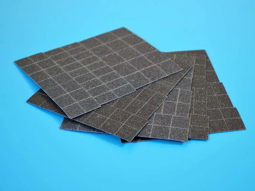 Шлифбумага #1200 (вариант 2) для миниатюрной линейной шлифмашинки (5 шт)