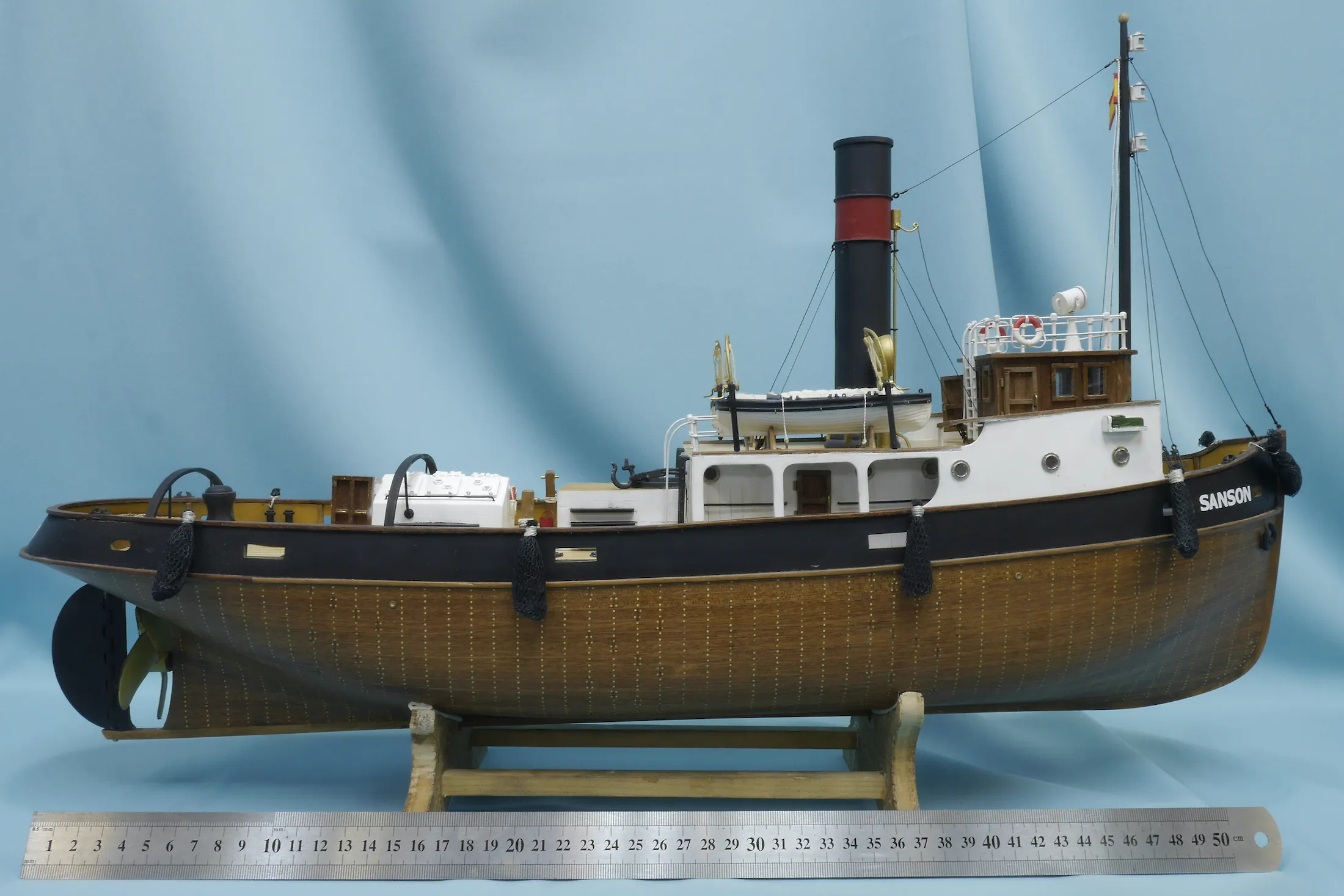 Модель корабля Буксир Sanson - Верфь на Столе