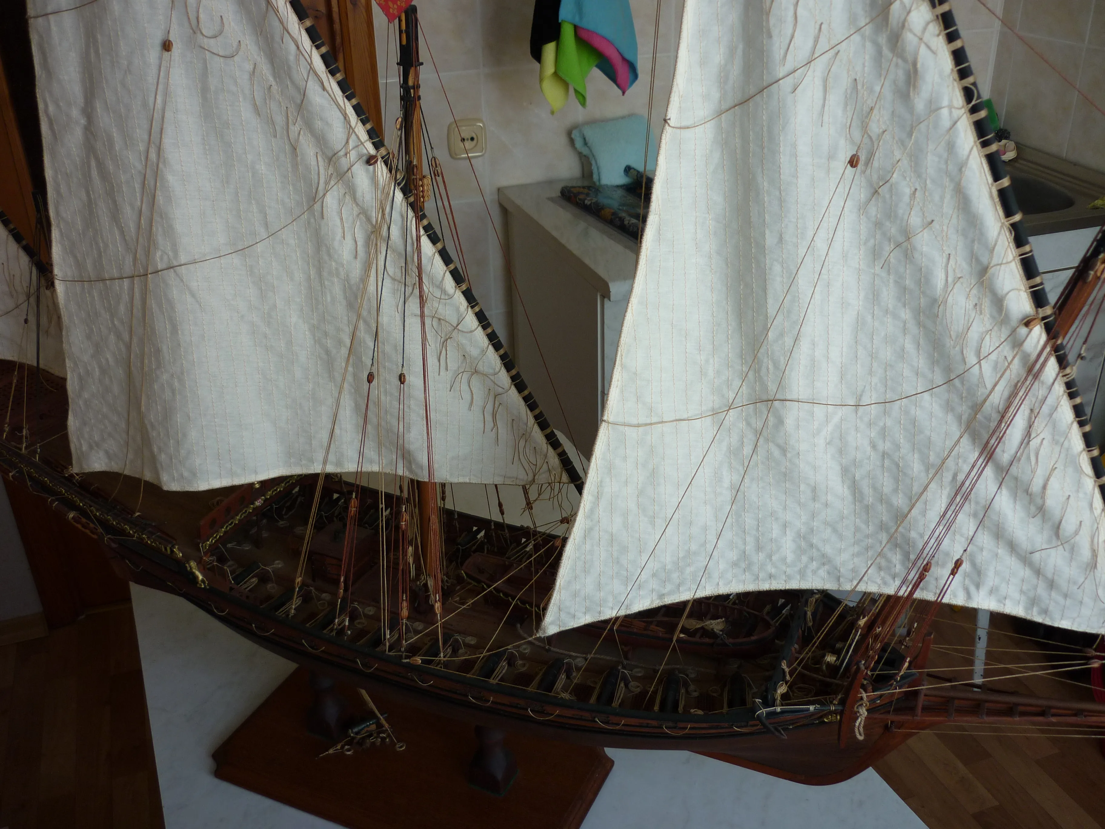 Модель корабля Шебека «Le Requin»  - Верфь на Столе