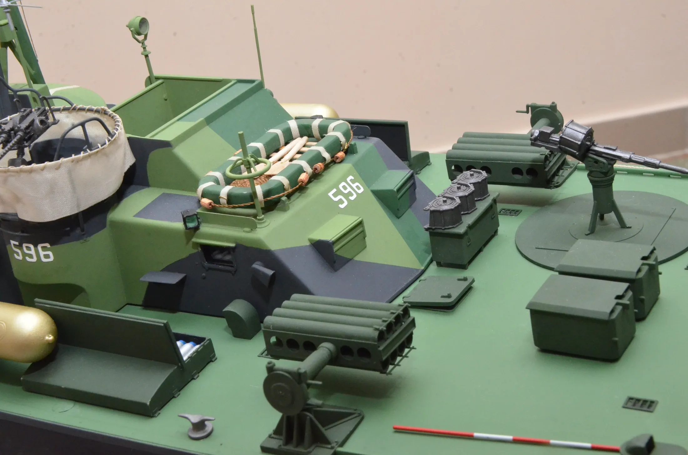 Модель корабля Elco 80 Torpedo Boat PT-596  - Верфь на Столе