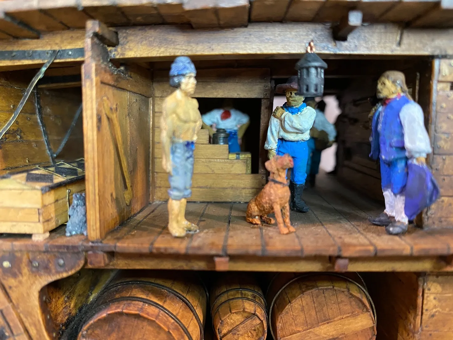 Модель корабля «Bonhomme Richard - Верфь на Столе