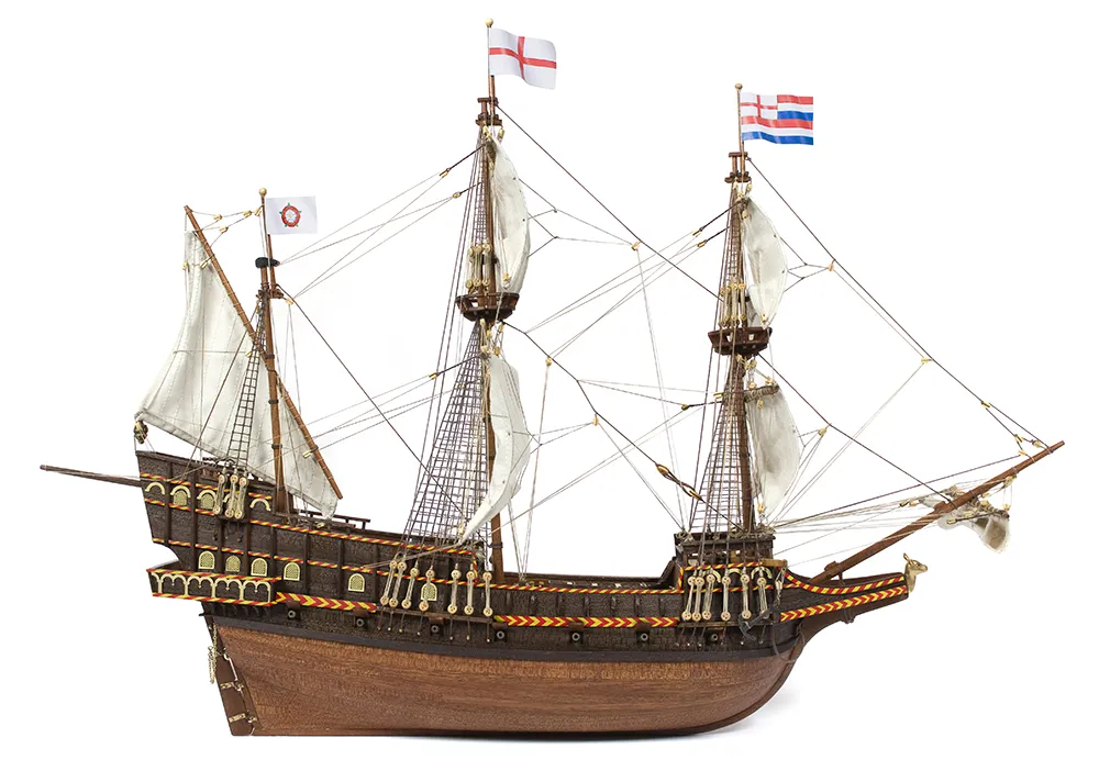 модель корабля своими руками Golden Hind улучшенная версия