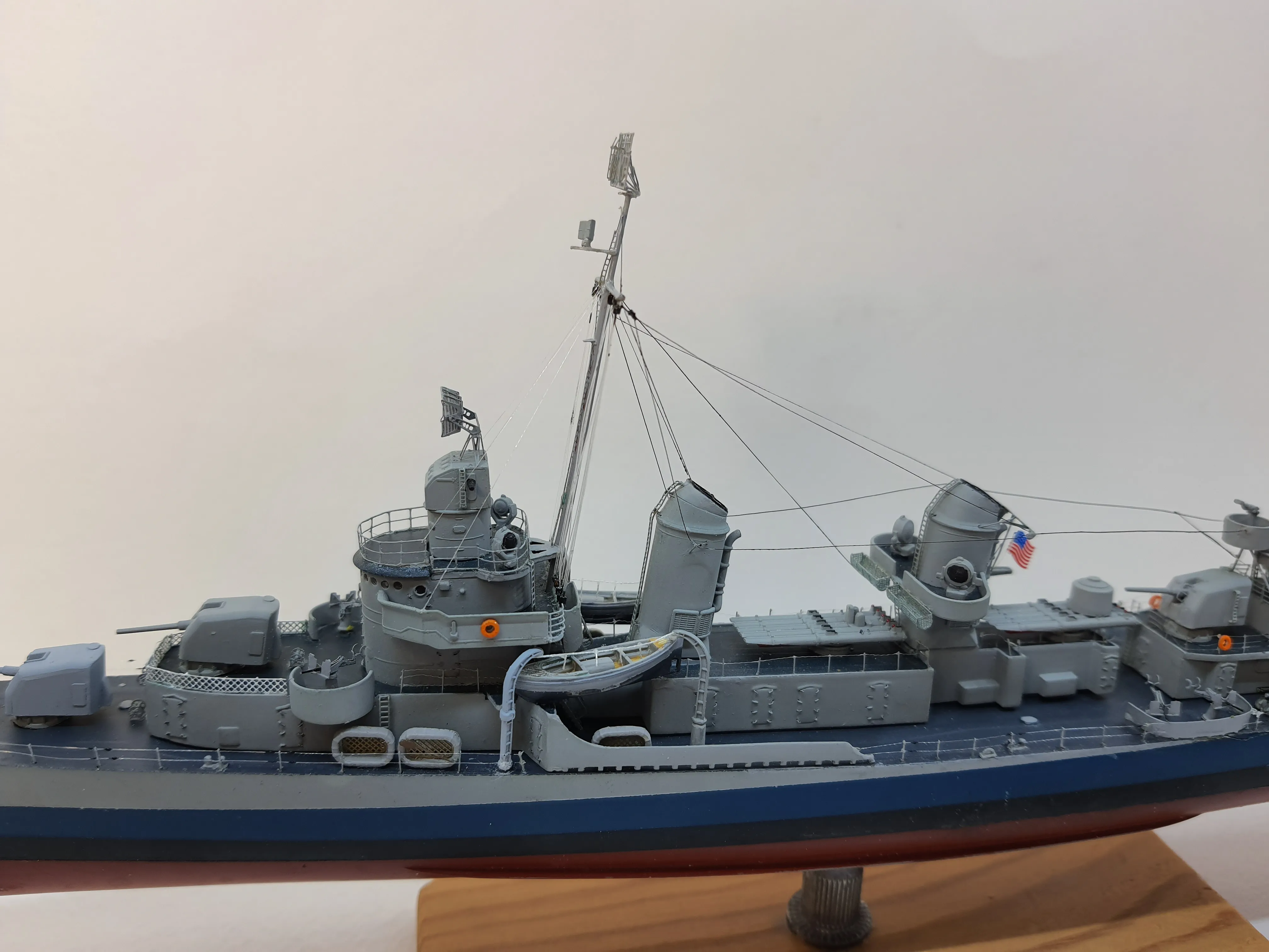 Модель корабля USS La Vallette (DD-448) - Верфь на Столе