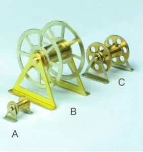Кабельная катушка, 3х4 мм, латунь, 2 шт Кабельная катушка, 3х4 мм, латунь, 2 шт