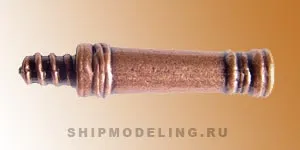 Макет пушки, под бронзу, 17 мм, 4 шт