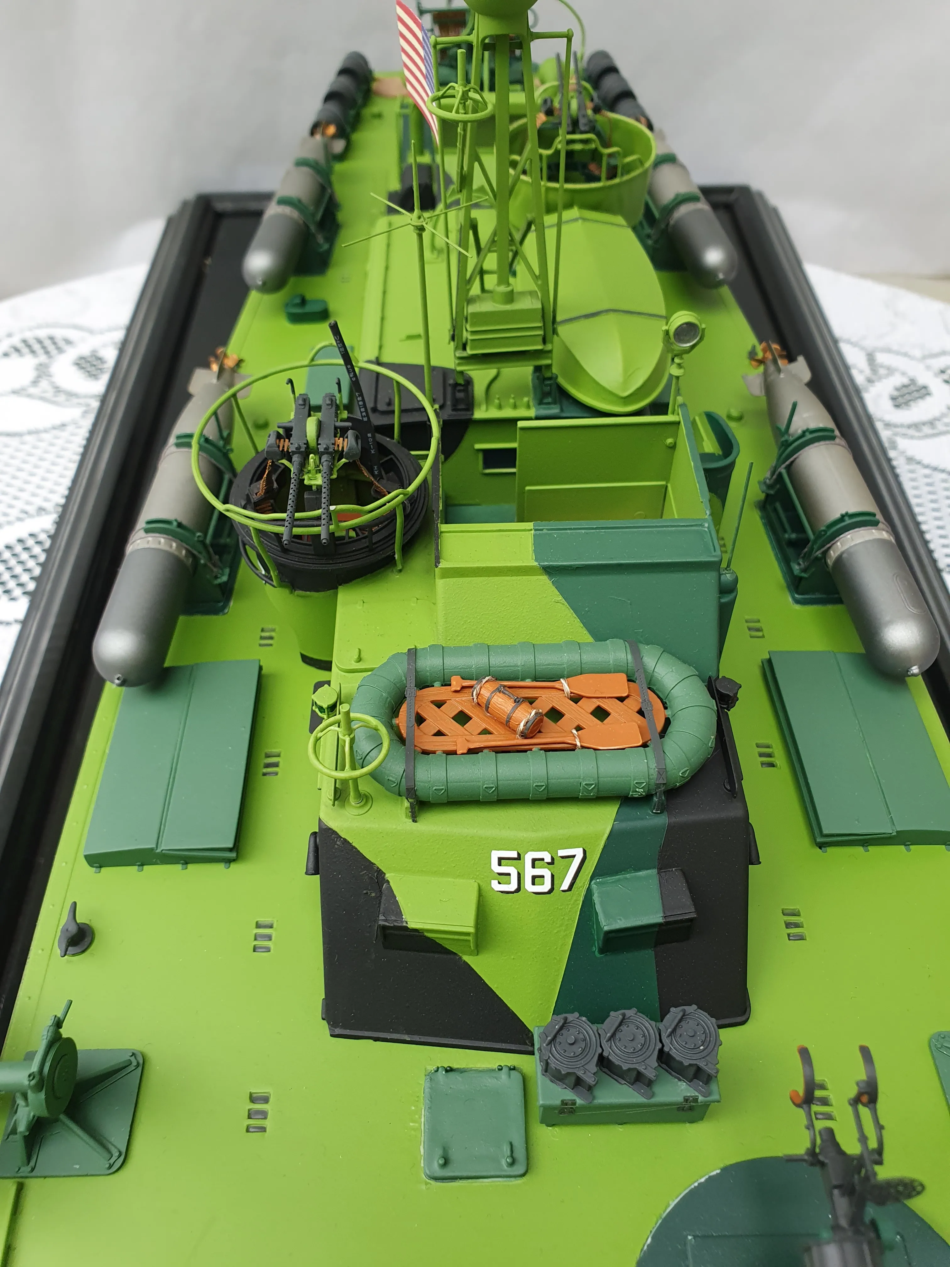 Модель корабля ELCO 80 TORPEDO BOAT PT-567 - Верфь на Столе