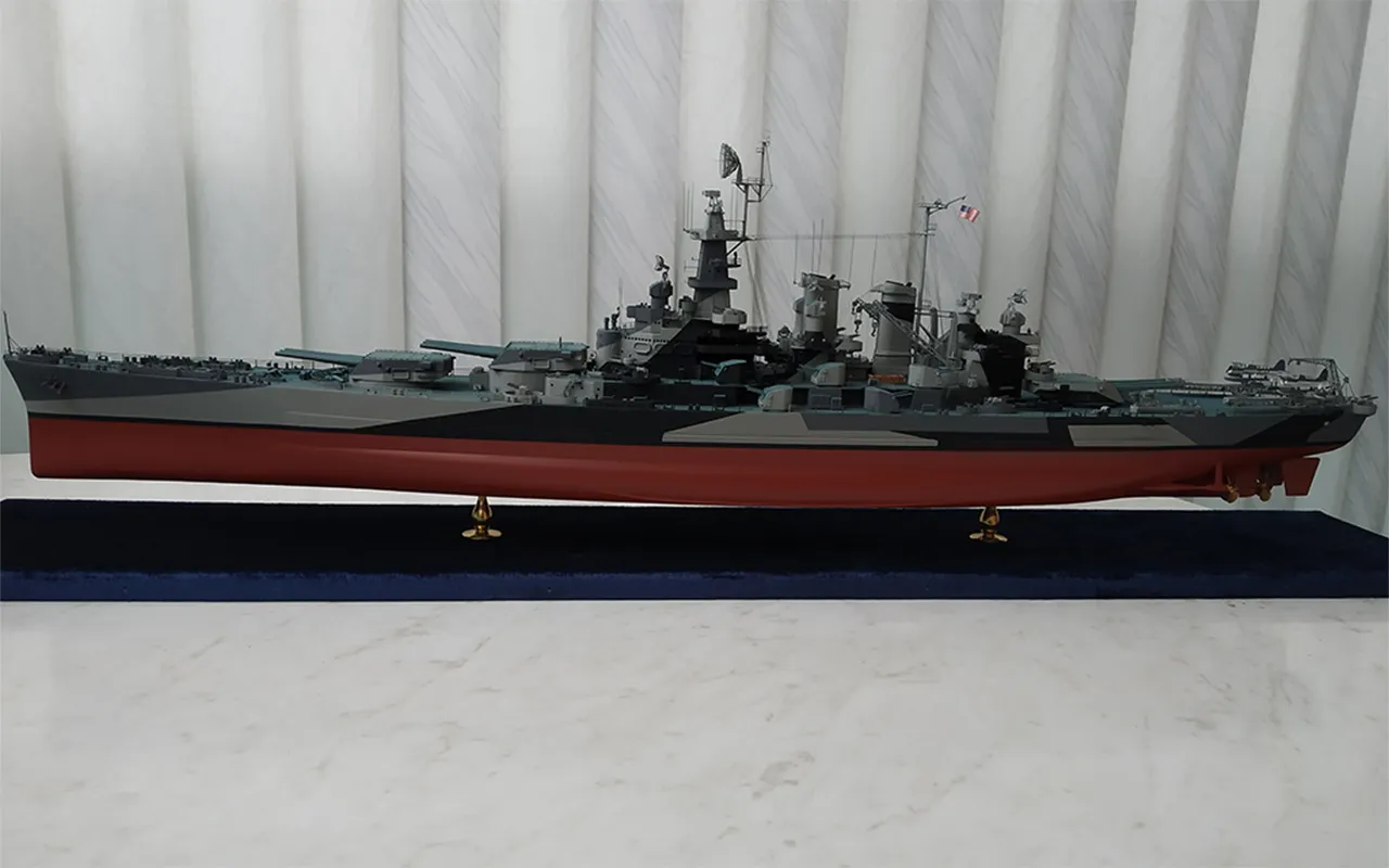 Модель корабля Линкор «North Carolina» - Верфь на Столе