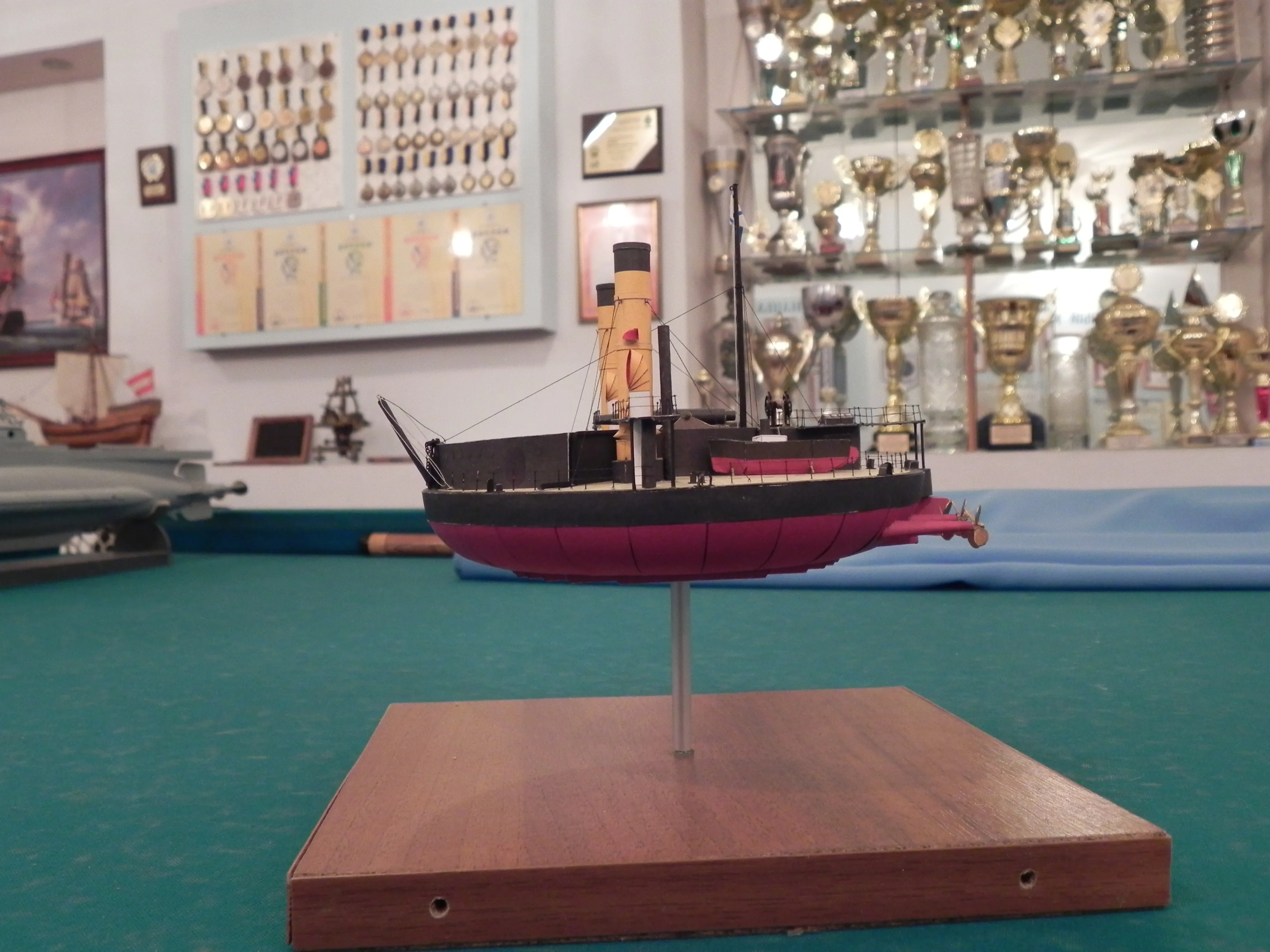 Модель корабля Броненосец береговой обороны «НОВГОРОД» - Верфь на Столе