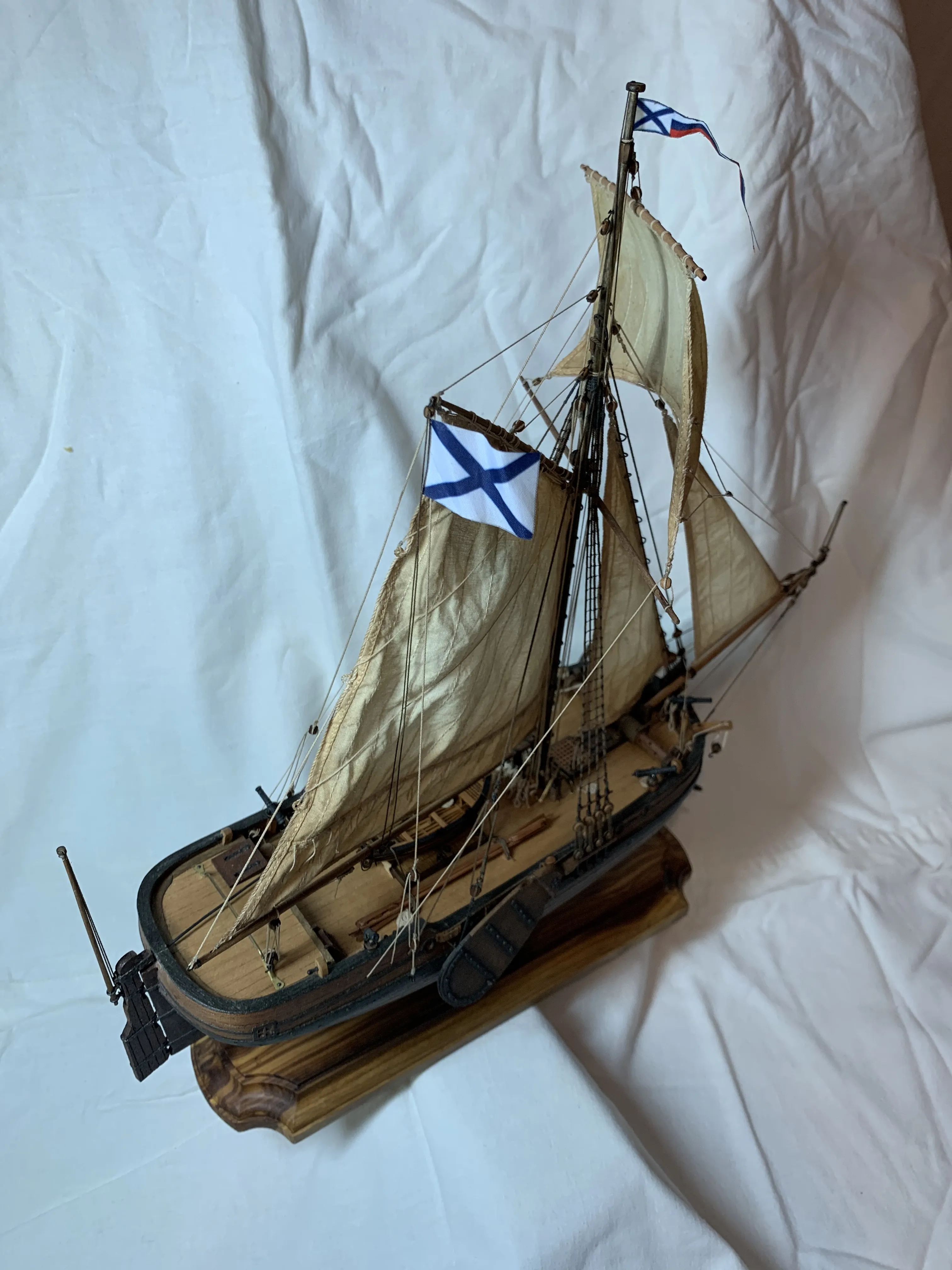 Модель корабля Бот "Святой Гавриил" - Верфь на Столе