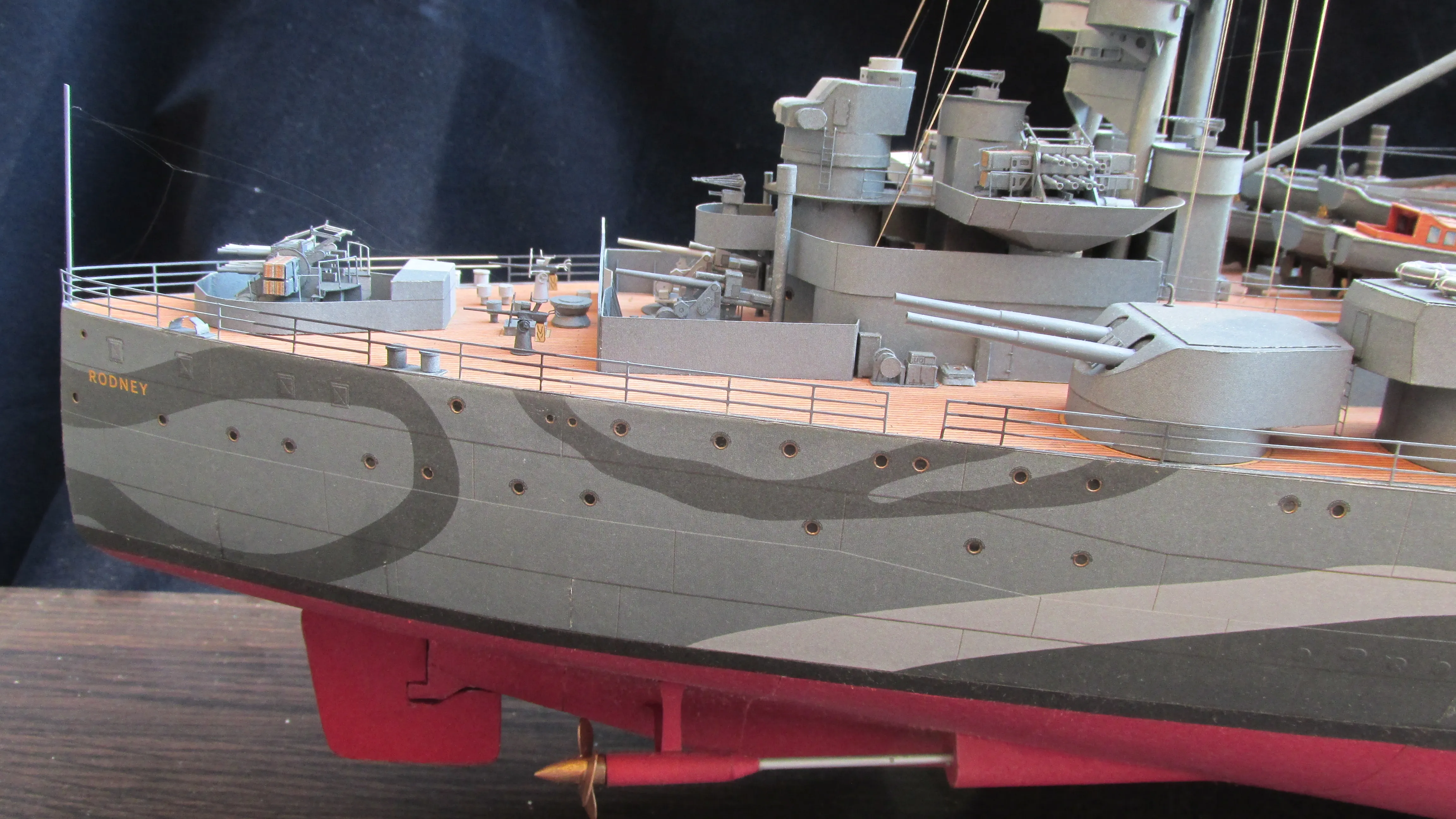 Модель корабля Линкор "Родней" - Верфь на Столе