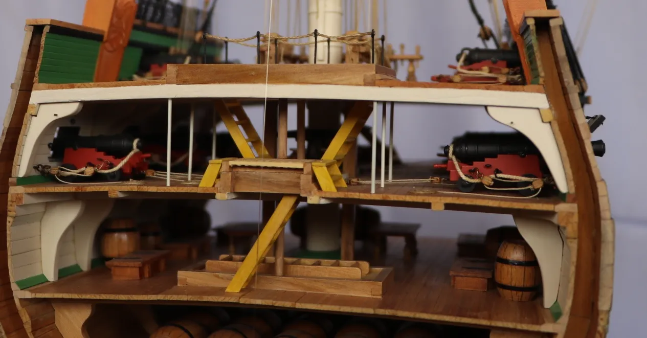 Модель корабля Фрегат "Конституция" - Верфь на Столе