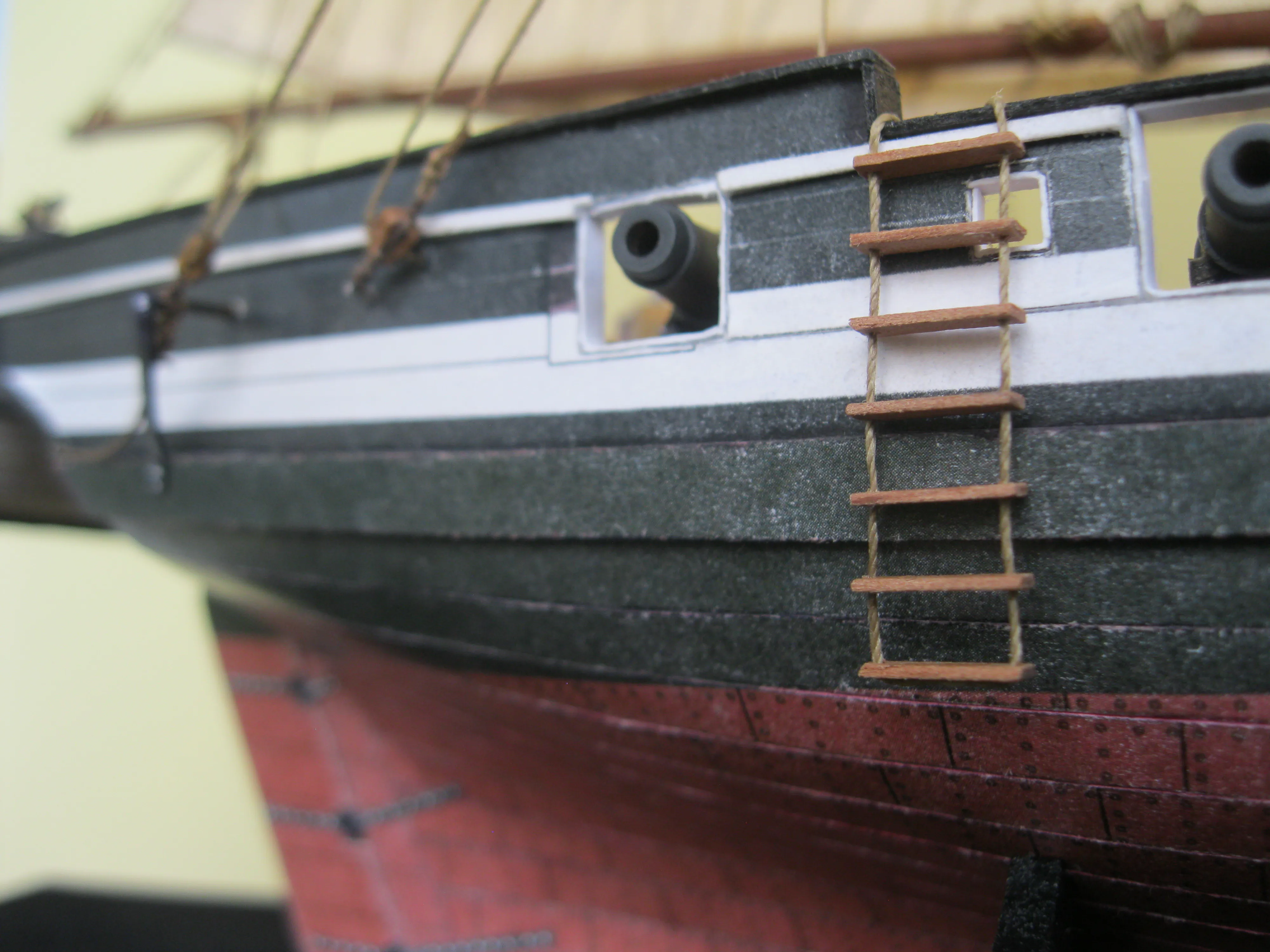 Модель корабля Тендер „Поспешный” - Верфь на Столе