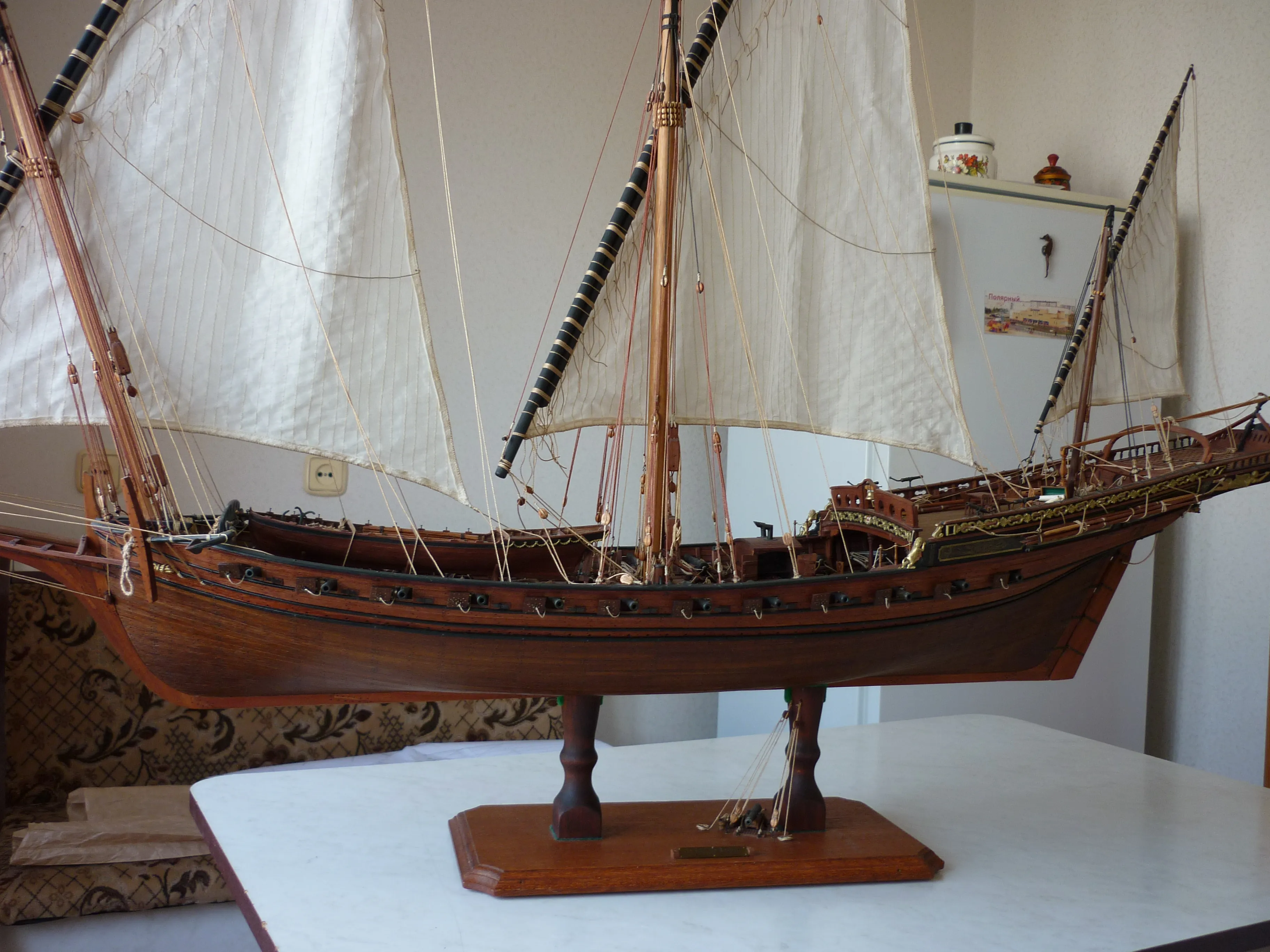 Модель корабля Шебека «Le Requin»  - Верфь на Столе