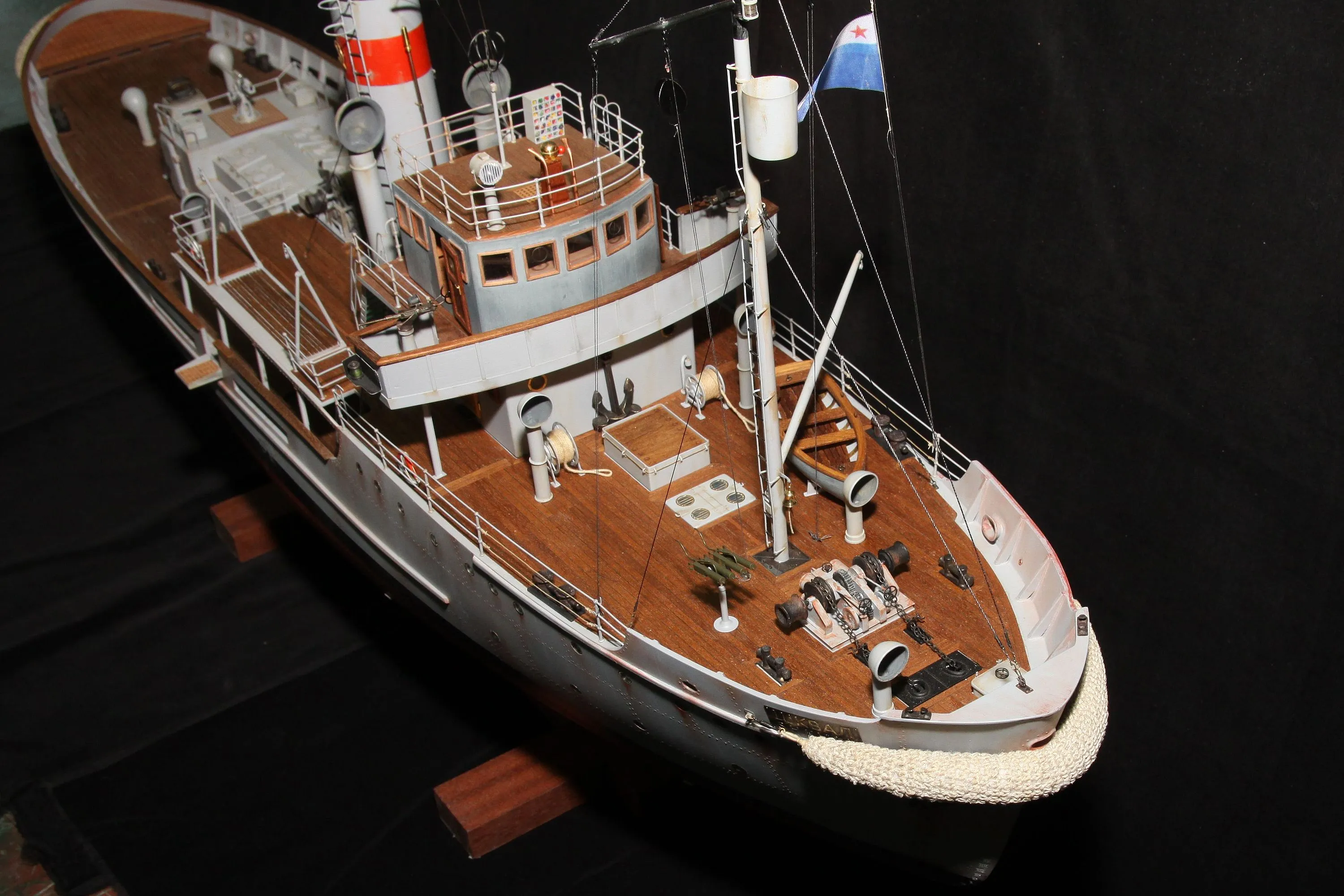 Модель корабля Буксир-спасатель "Шквал" 1943г. - Верфь на Столе