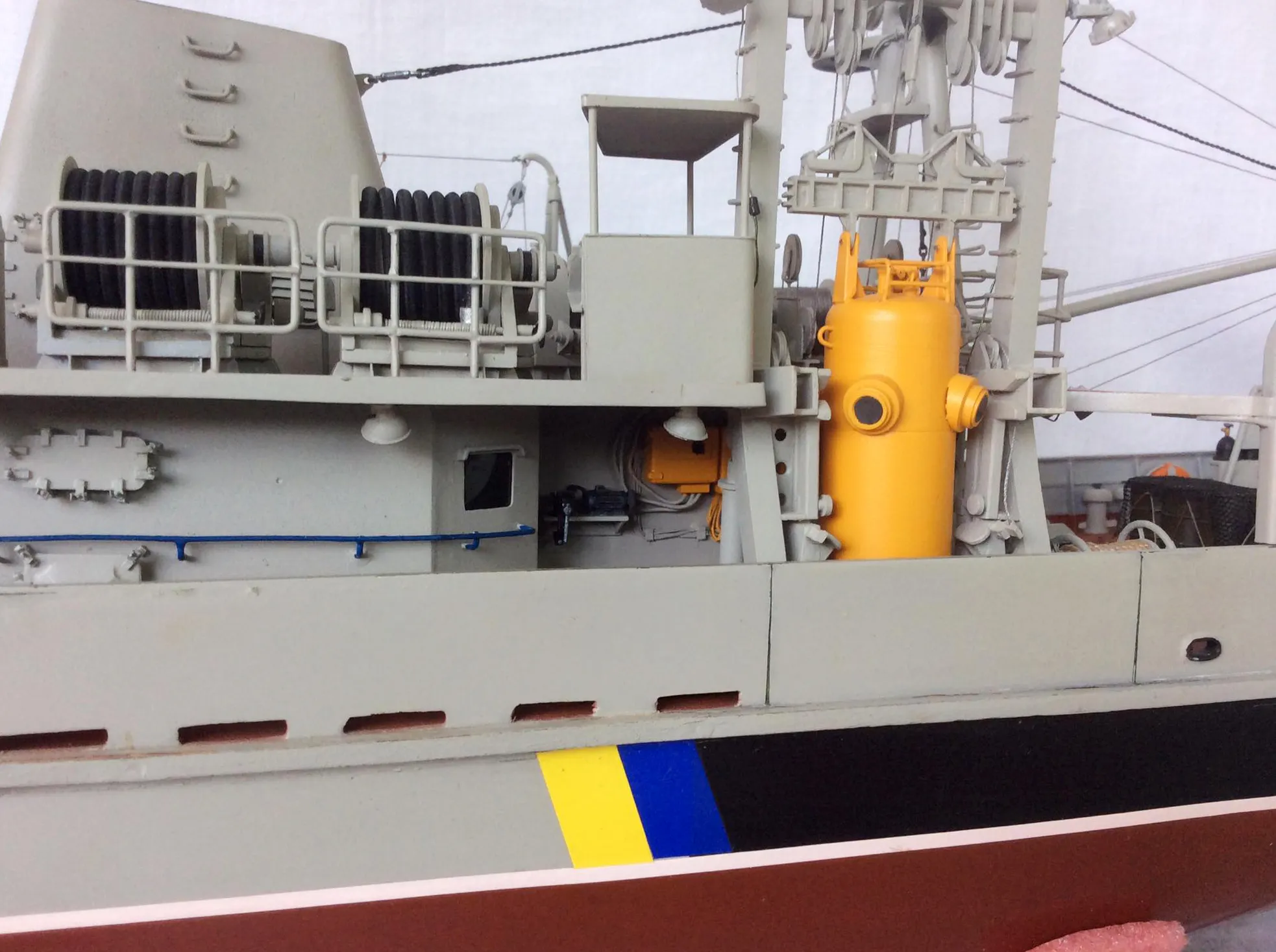 Модель корабля Водолазный бот проекта 535 типа "Краб"  - Верфь на Столе