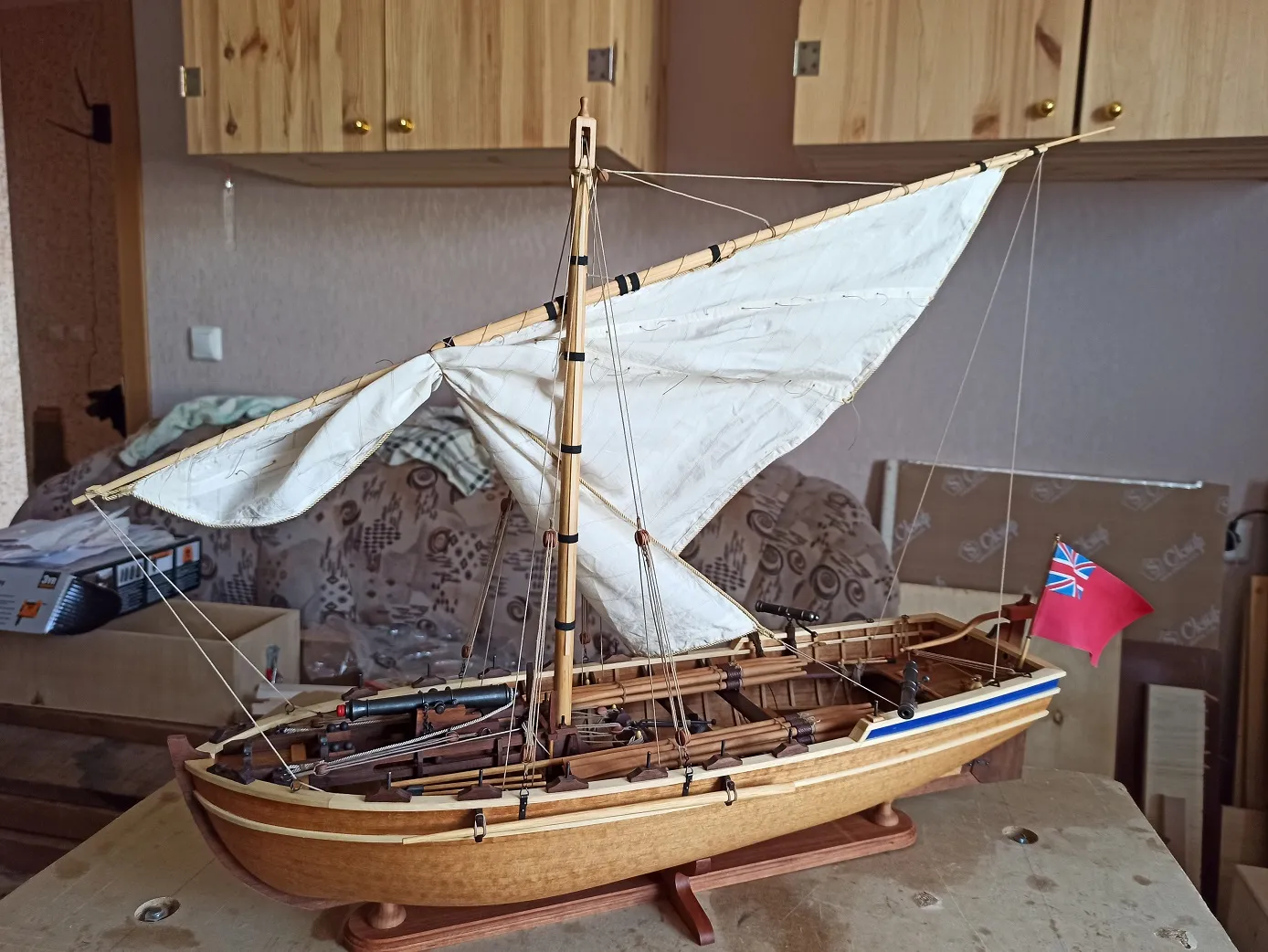 Модель корабля Вооруженная шлюпка - Верфь на Столе