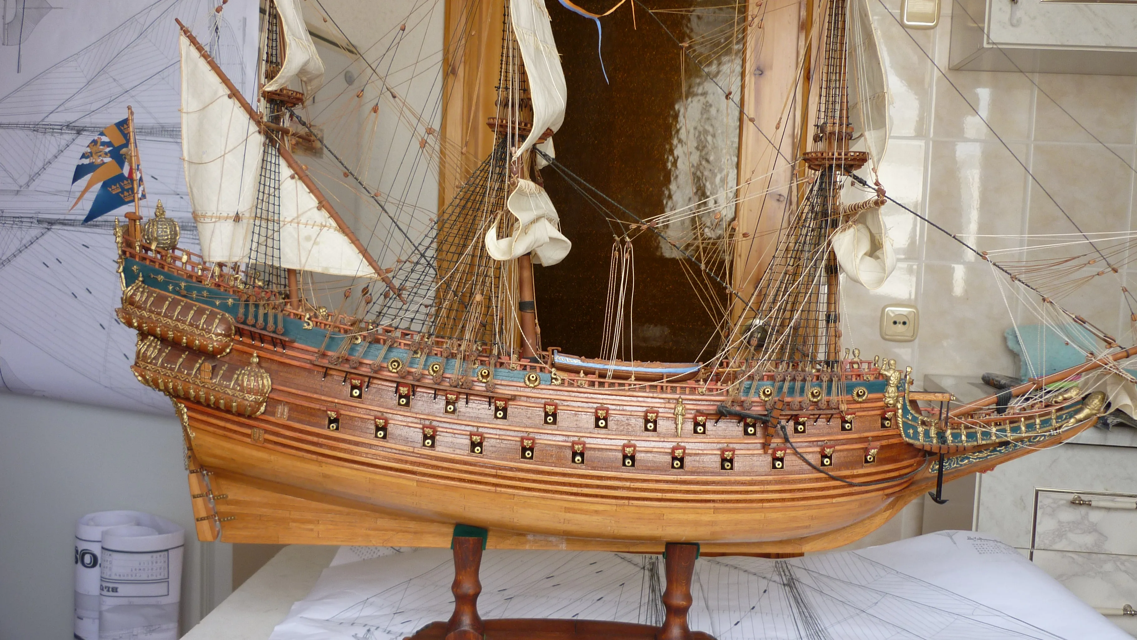 Модель корабля Галеон «Vasa» - Верфь на Столе