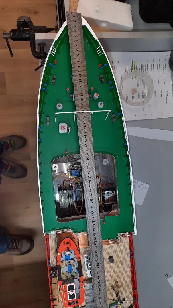 Модель корабля СТР 503 проект «Rutsava» тип. Альпинист - Верфь на Столе