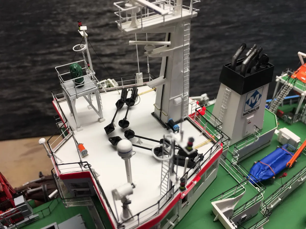 Модель корабля dredger "Josef Möbius" - Верфь на Столе