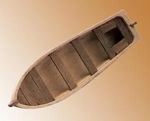 Шлюпка, дерево, 120 мм