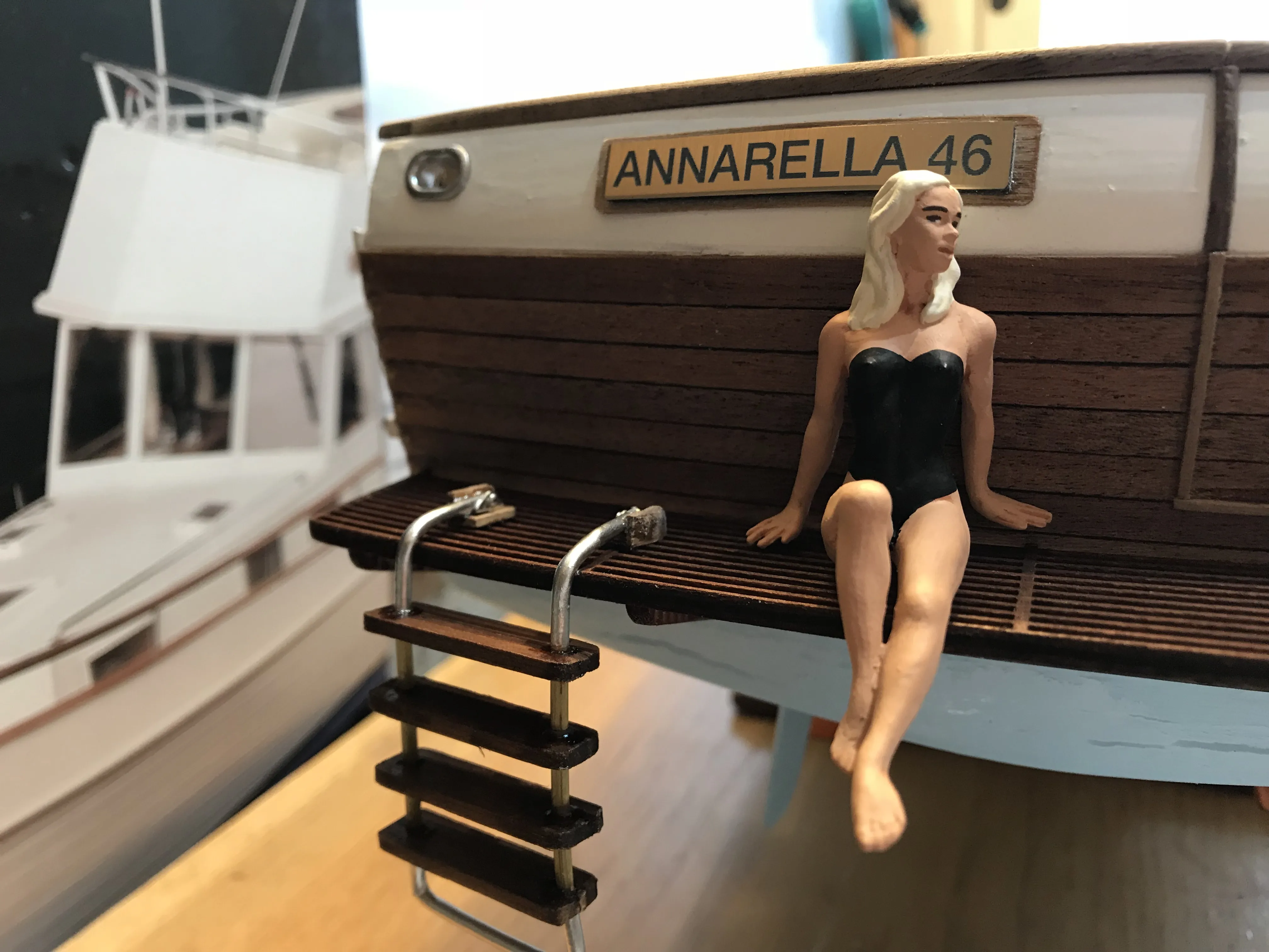 Модель корабля YACHT 46 FEETS “ANNARELLA” - Верфь на Столе