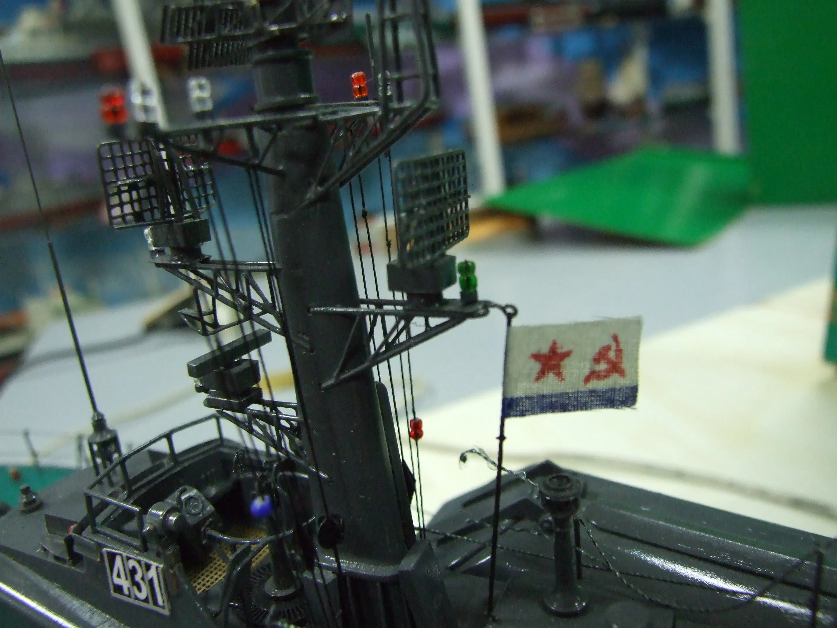 Модель корабля Ракетный катер пр.205Р "Оса" - Верфь на Столе