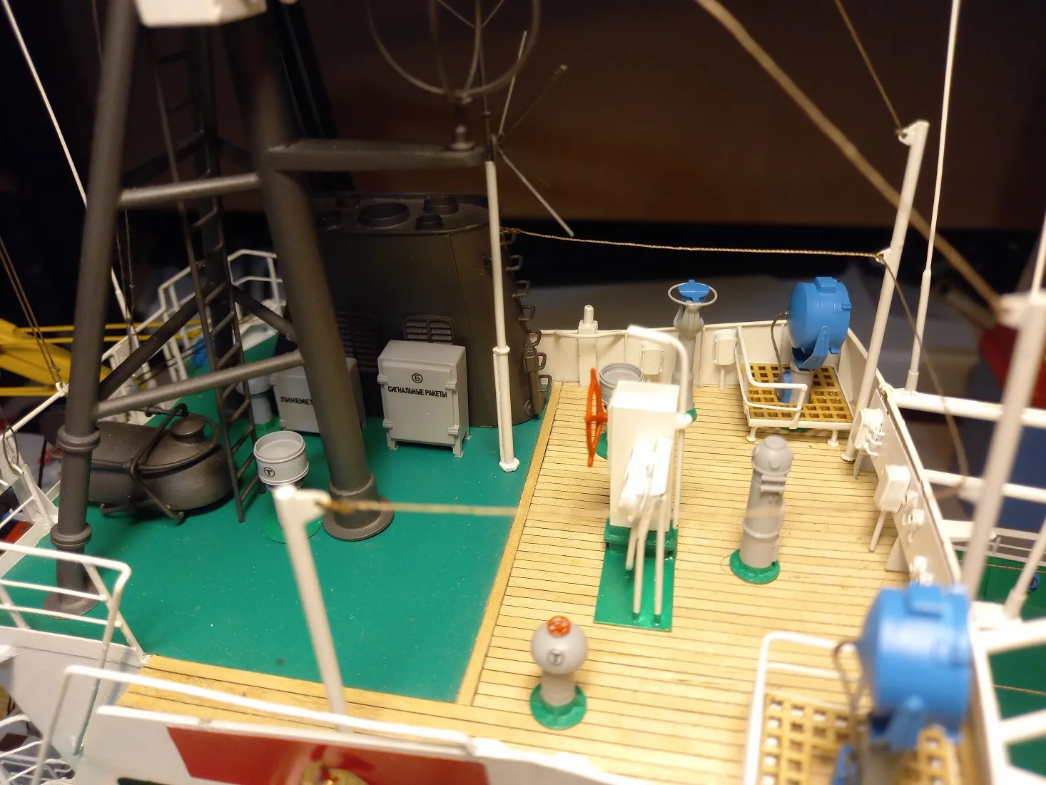 Модель корабля СТР 503 проект «Rutsava» тип. Альпинист - Верфь на Столе