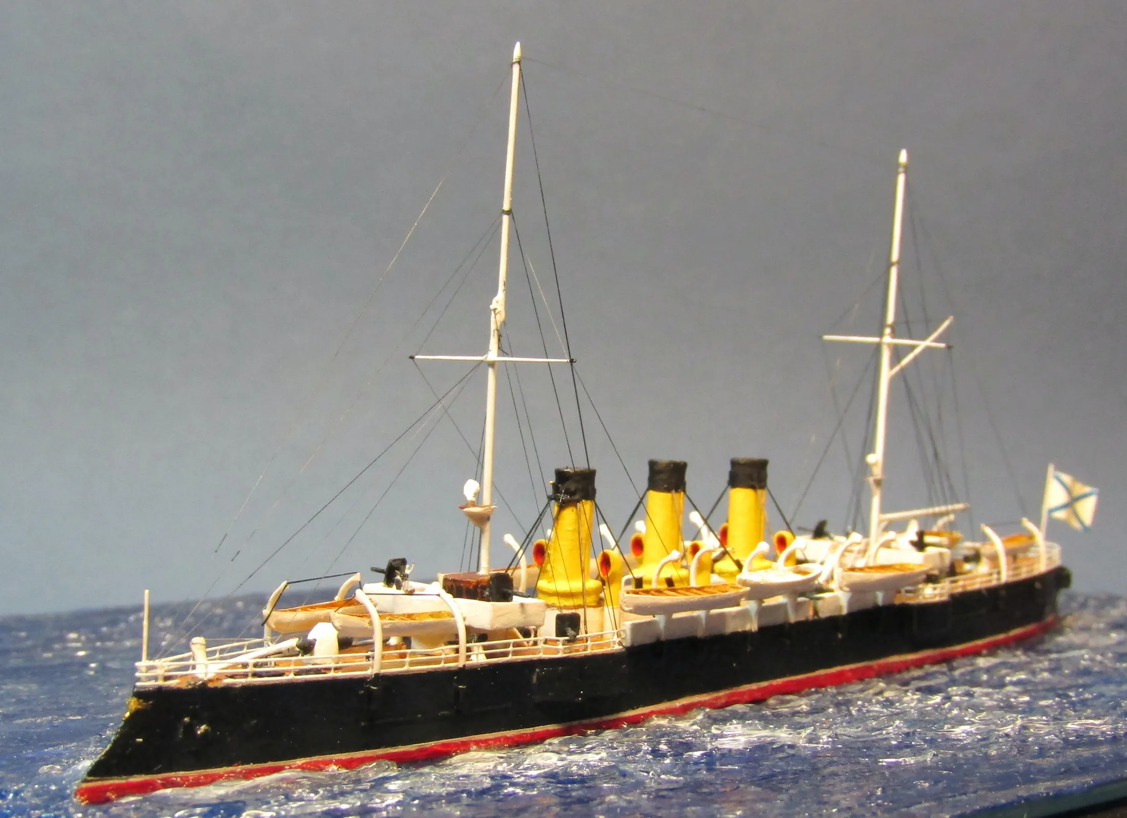 Модель корабля Бронепалубный крейсер «Светлана» 1898 г. - Верфь на Столе