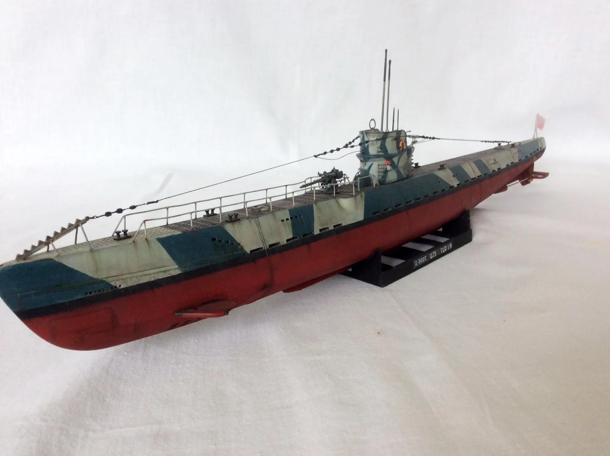 Модель корабля Океанская подводная лодка типа I U-25 - Верфь на Столе