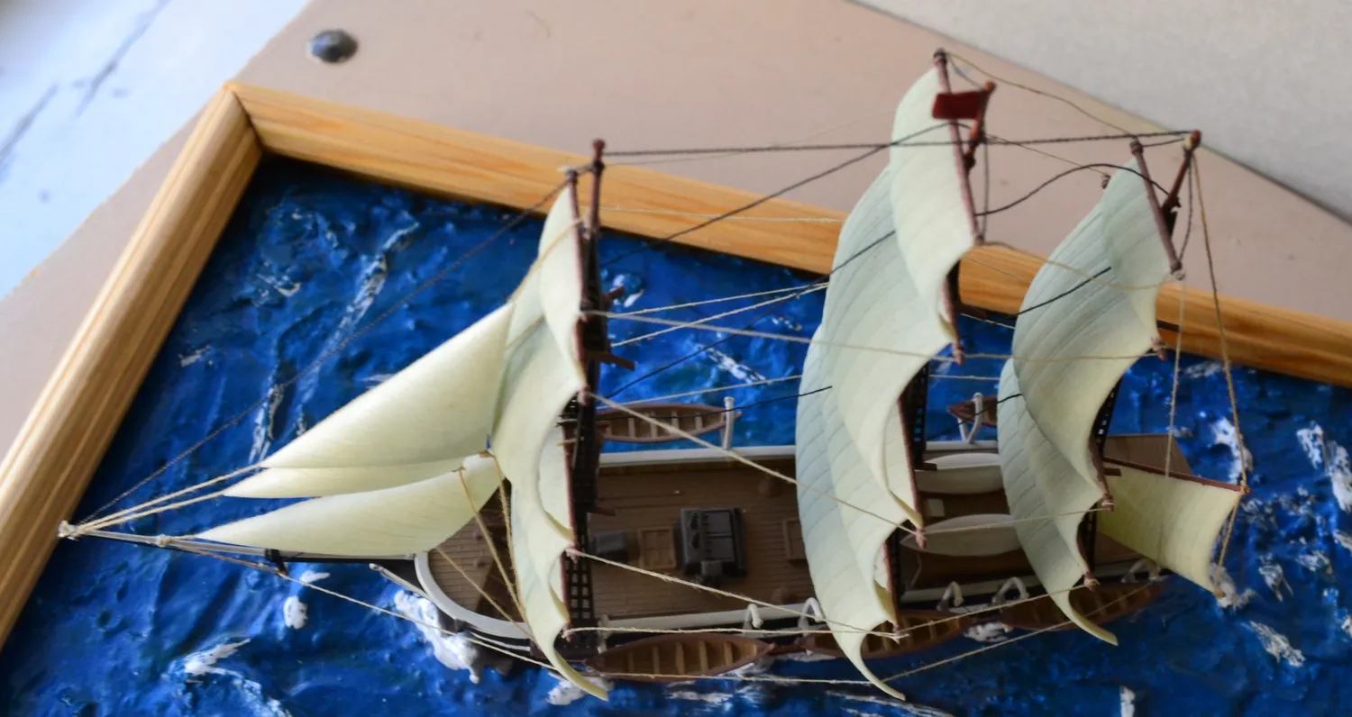 Модель корабля "Нью Бедфорд" - Верфь на Столе